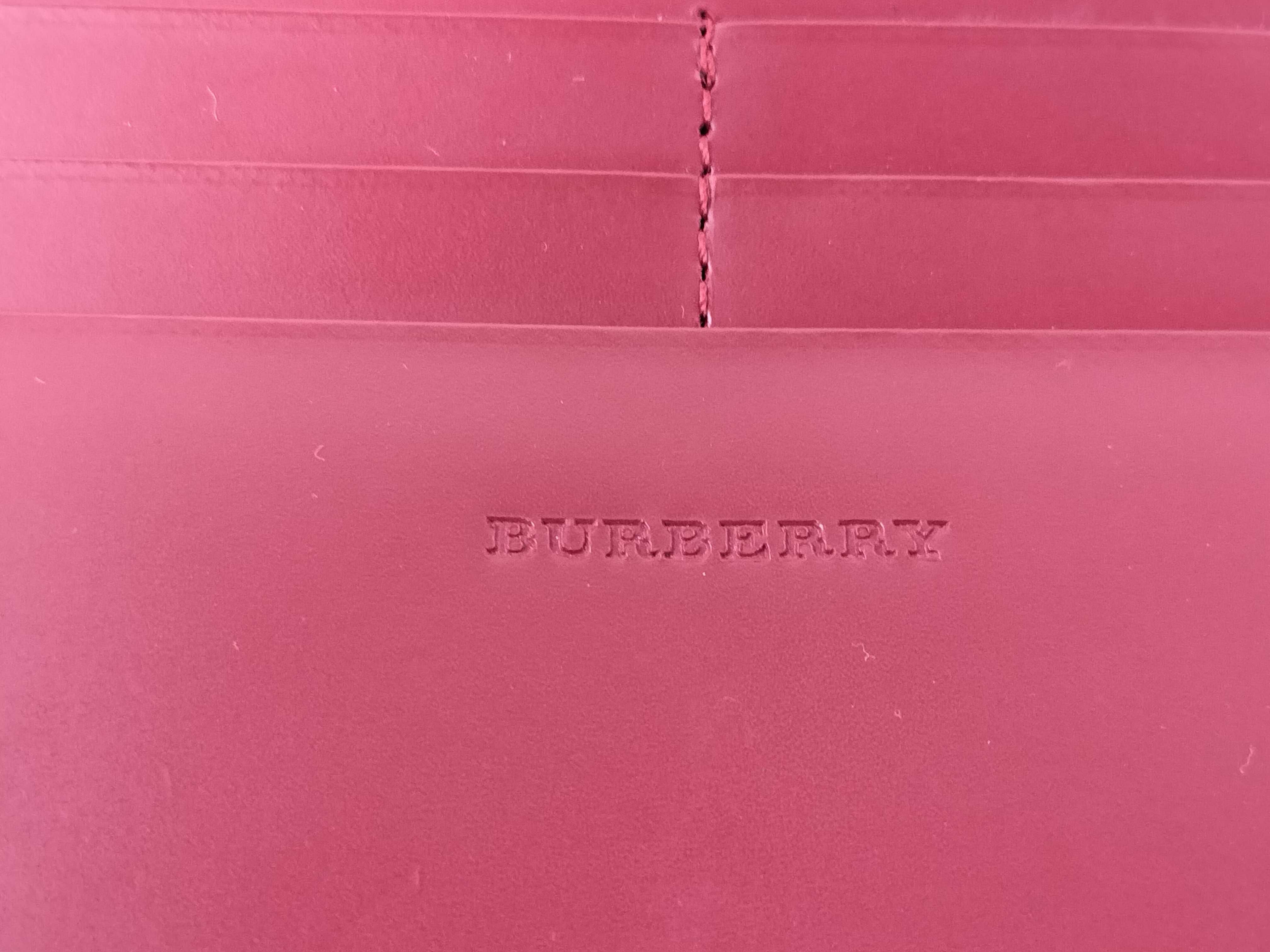 Leather Long Wallet, Check Pattern — view 8