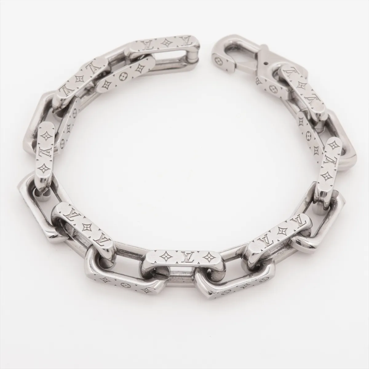 M00309 Bracelet Monogram Chain LE1215 Bracelet Metal Silver Dents