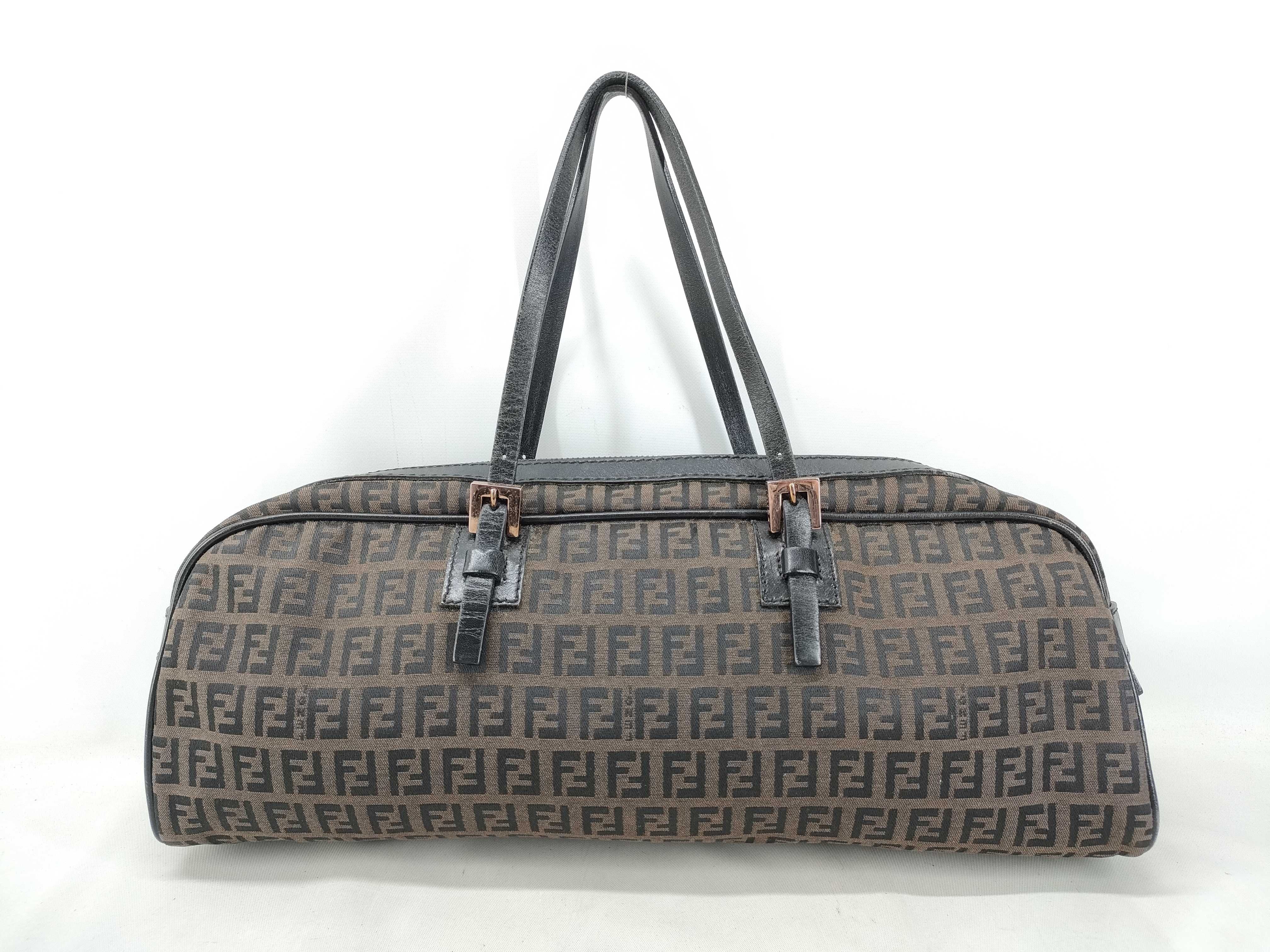 Zucca pattern Zucchino/Brown handbag