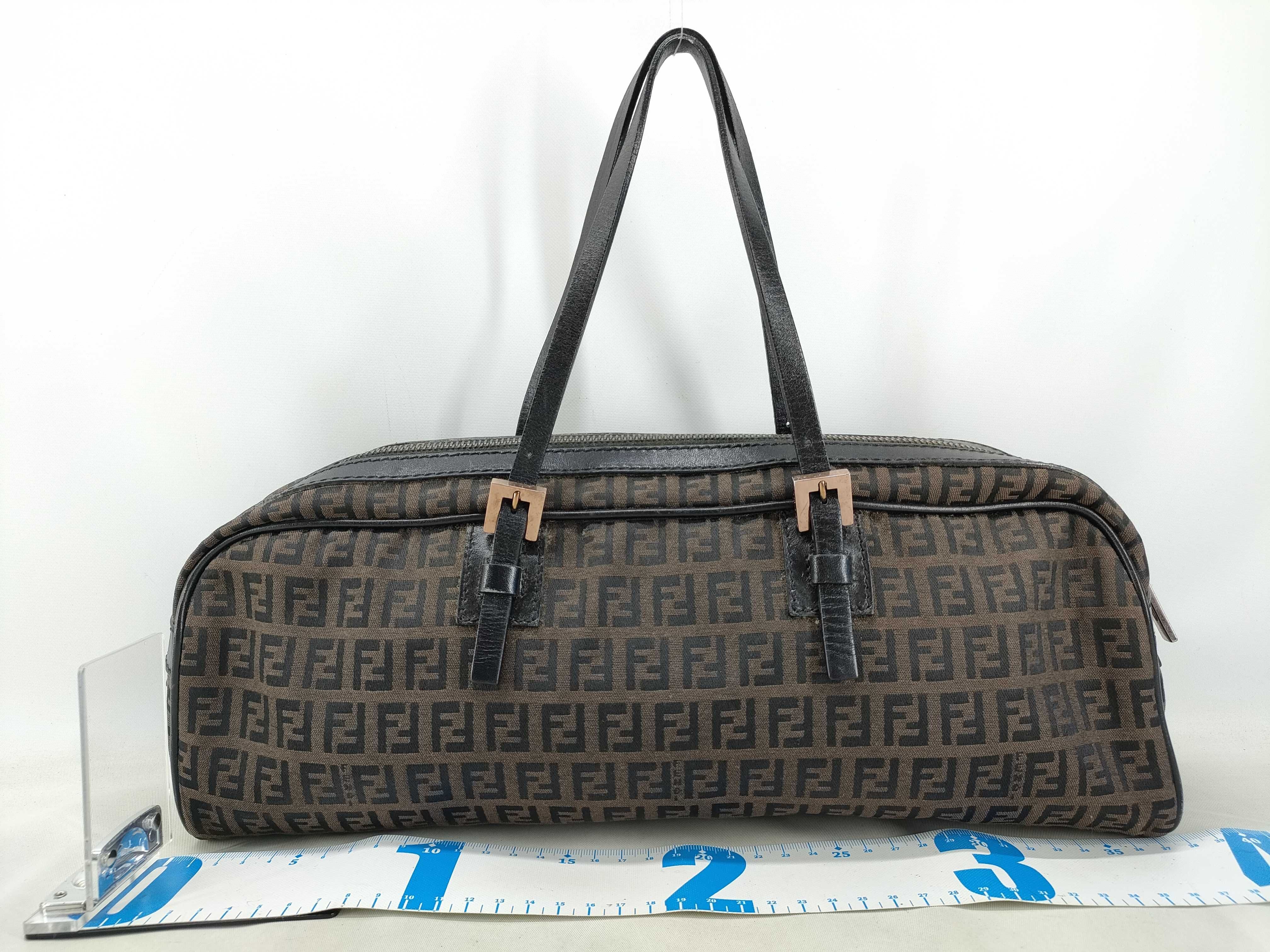 Zucca pattern Zucchino/Brown handbag — view 2