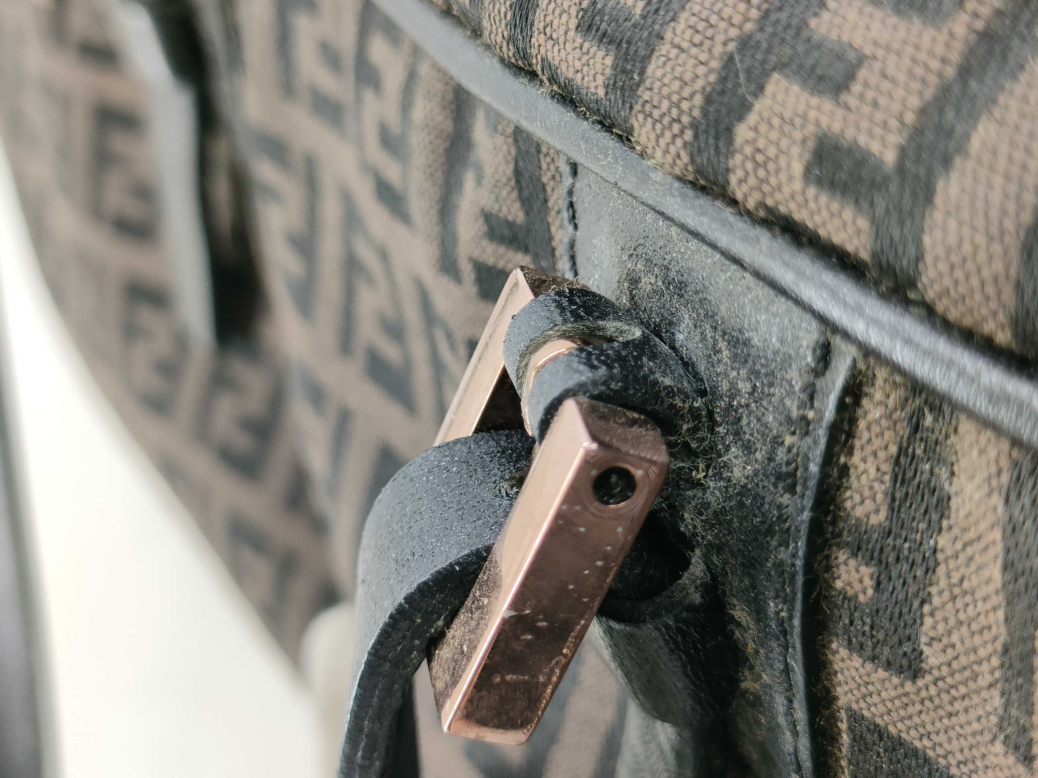 Zucca pattern Zucchino/Brown handbag — view 7
