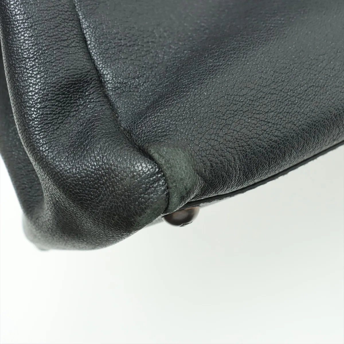 Peekaboo Regular Leather Handbag Black 8BN226 — view 11