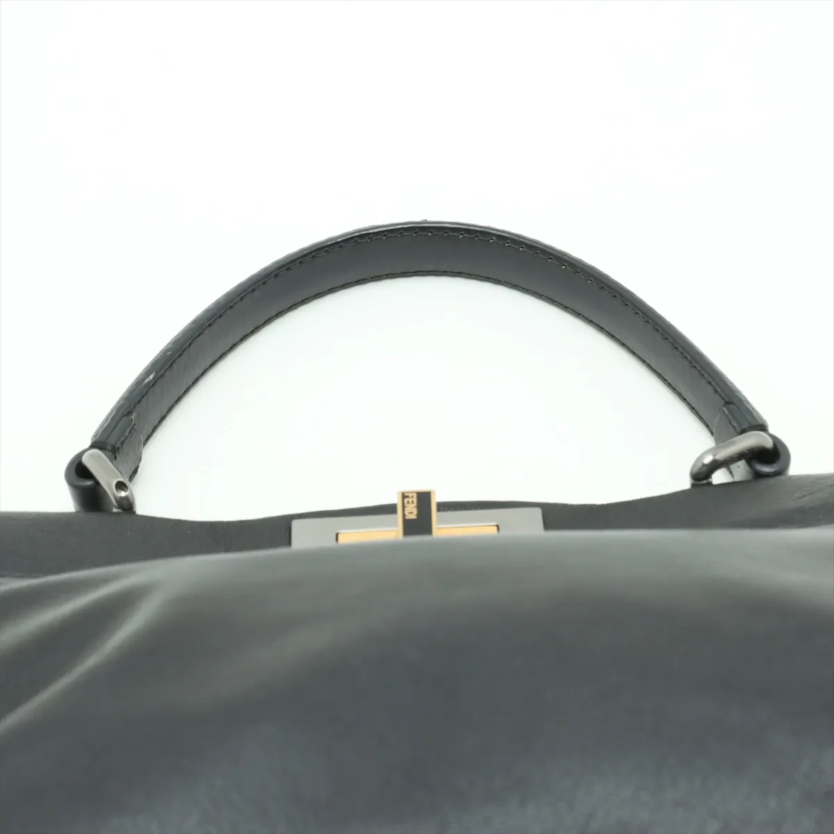 Peekaboo Regular Leather Handbag Black 8BN226 — view 6