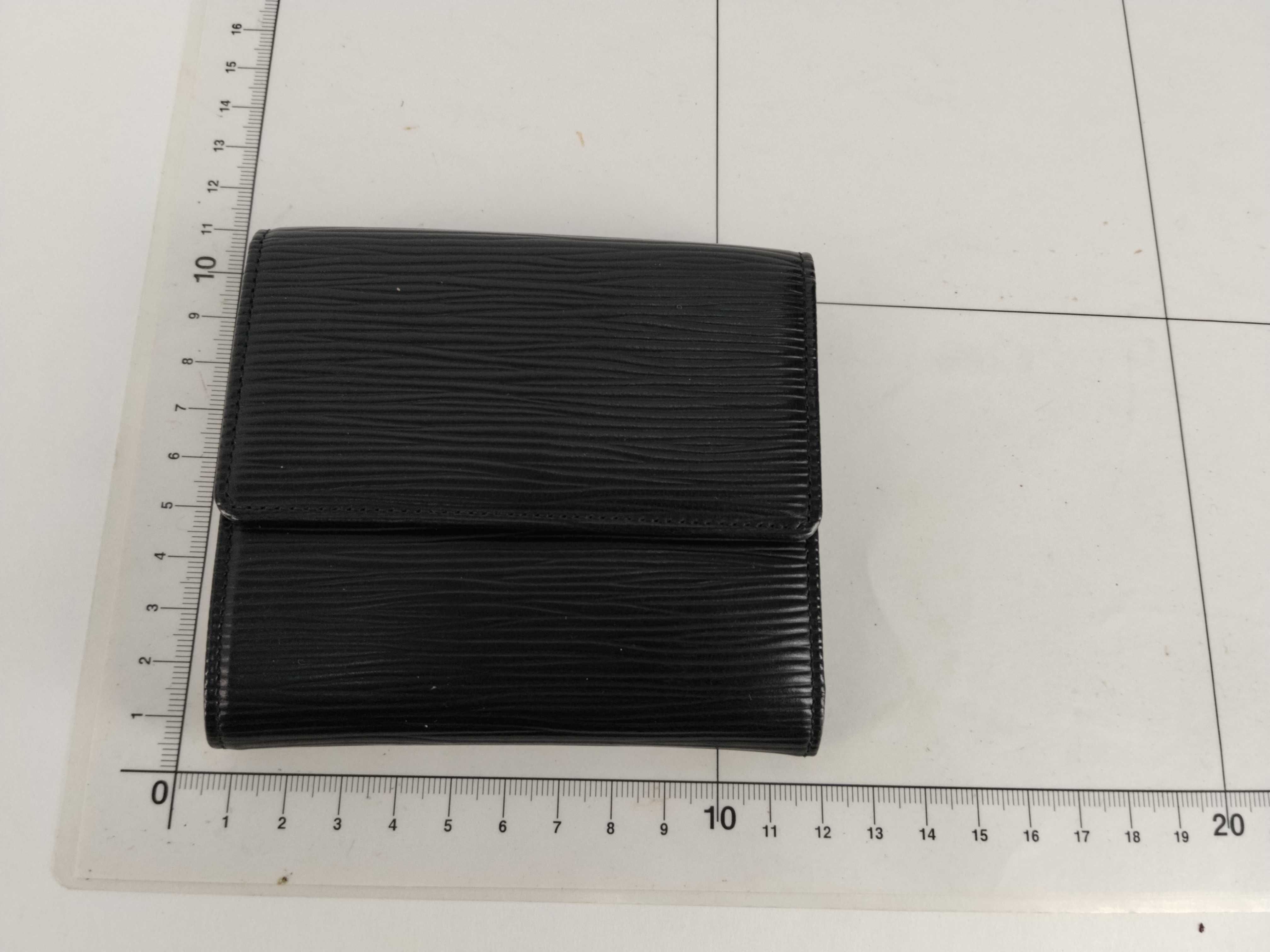 Epi Leather Folding Wallet with Double Snap Closure — view 2
