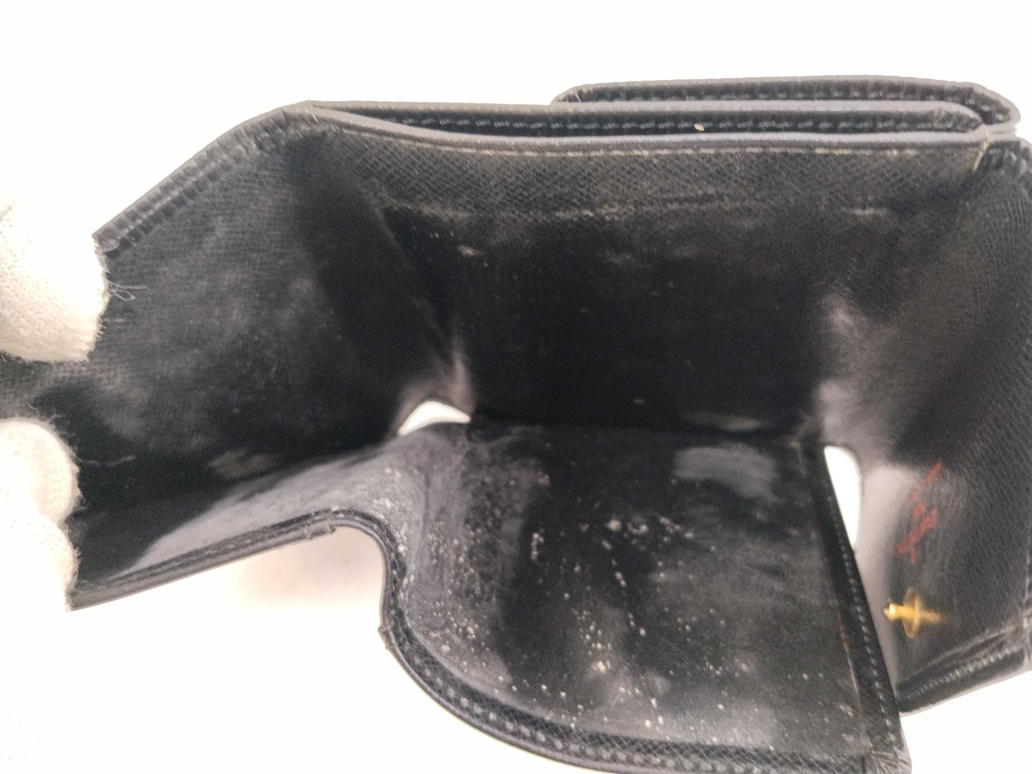 Epi Leather Folding Wallet with Double Snap Closure — view 13