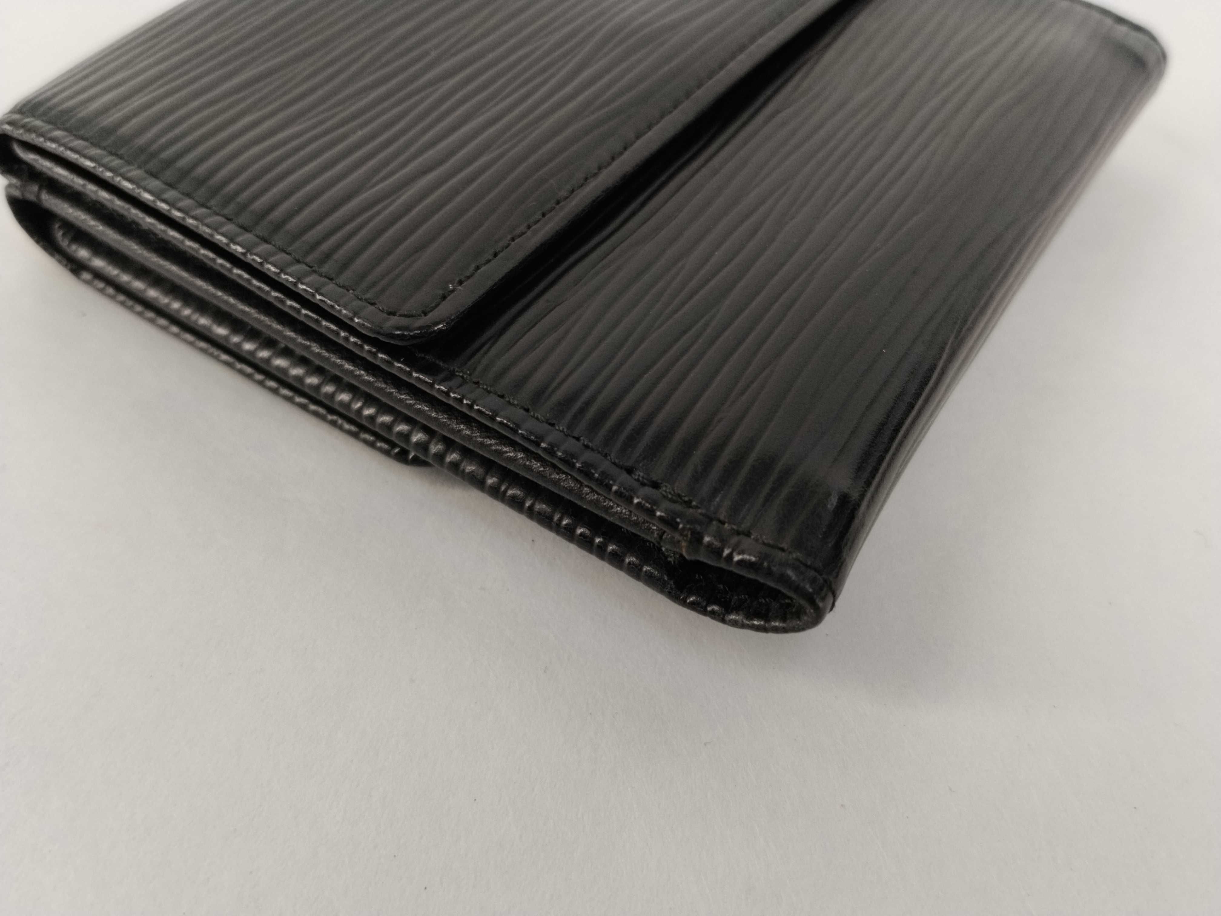 Epi Leather Folding Wallet with Double Snap Closure — view 3