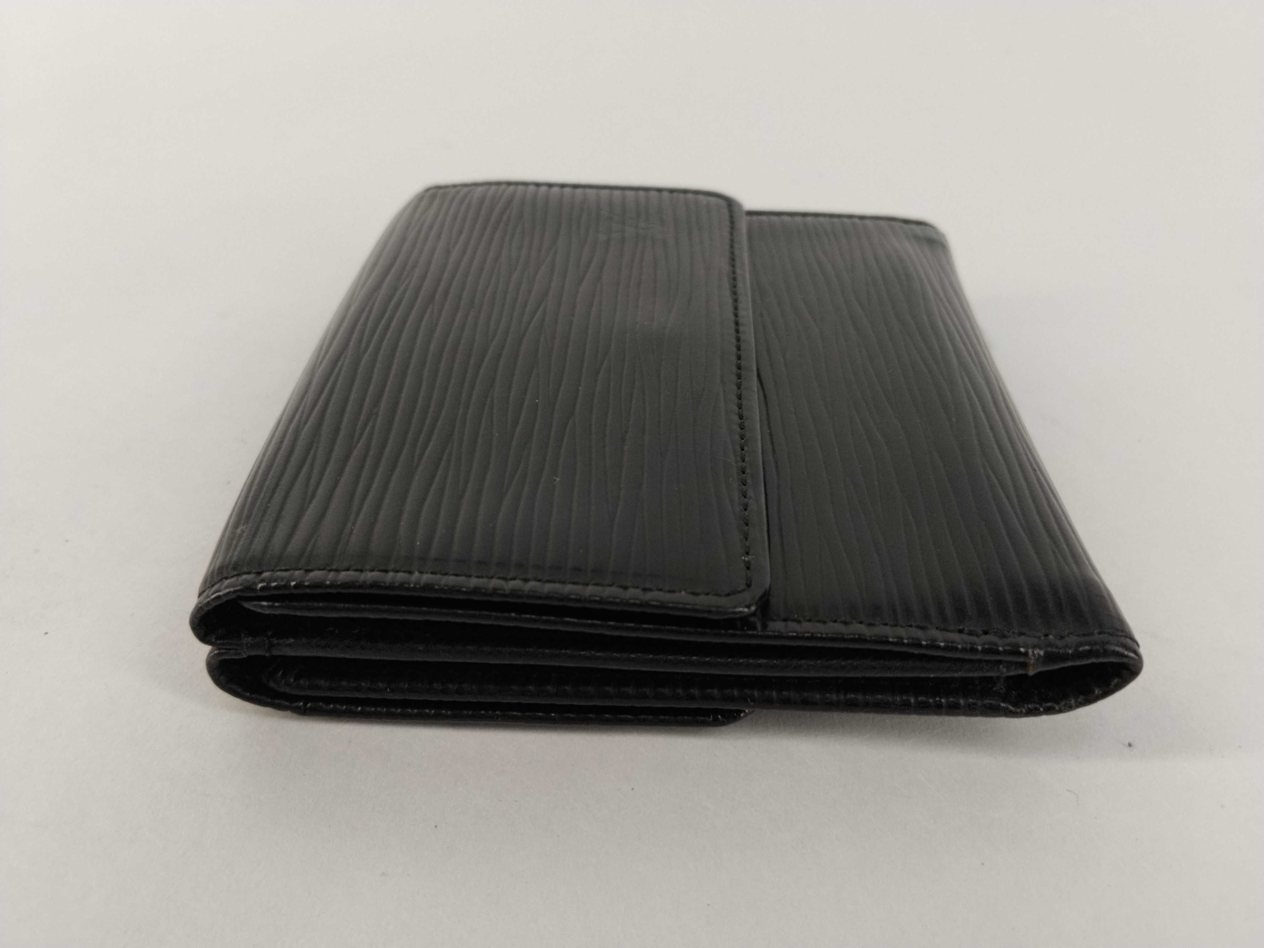 Epi Leather Folding Wallet with Double Snap Closure — view 4