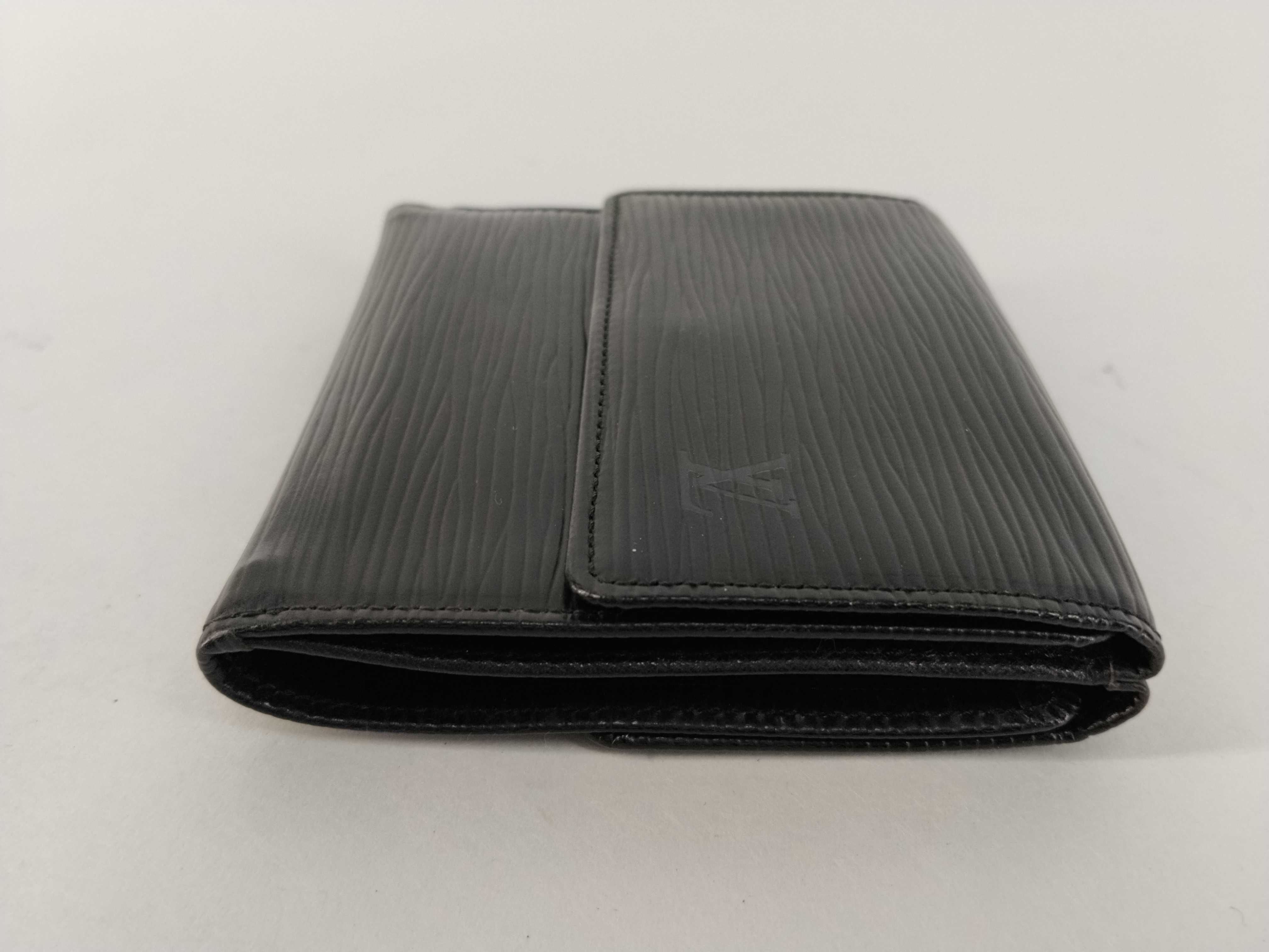 Epi Leather Folding Wallet with Double Snap Closure — view 6