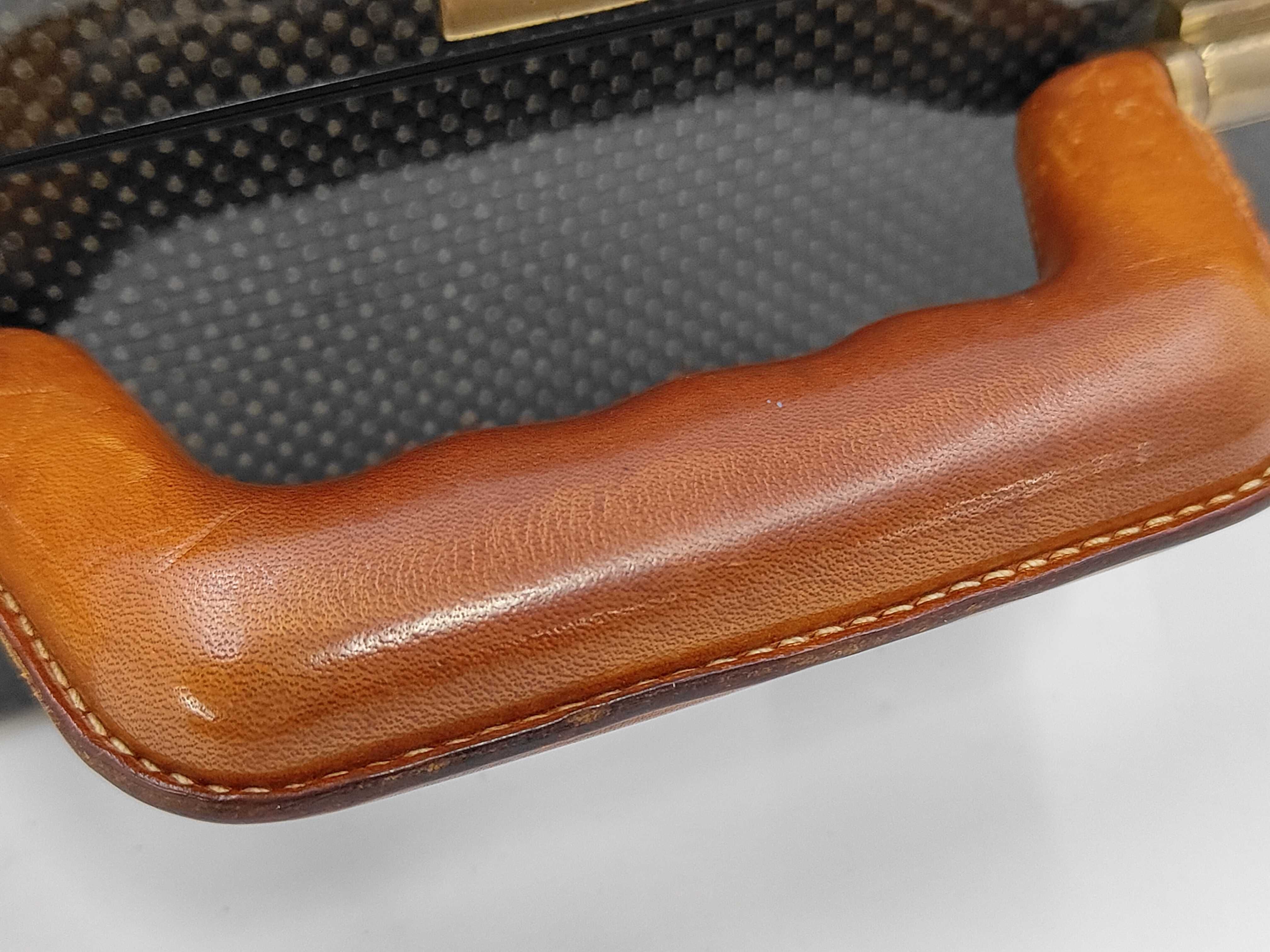 Espace Carbon Leather Hand Trunk Bag Business Bag — view 6