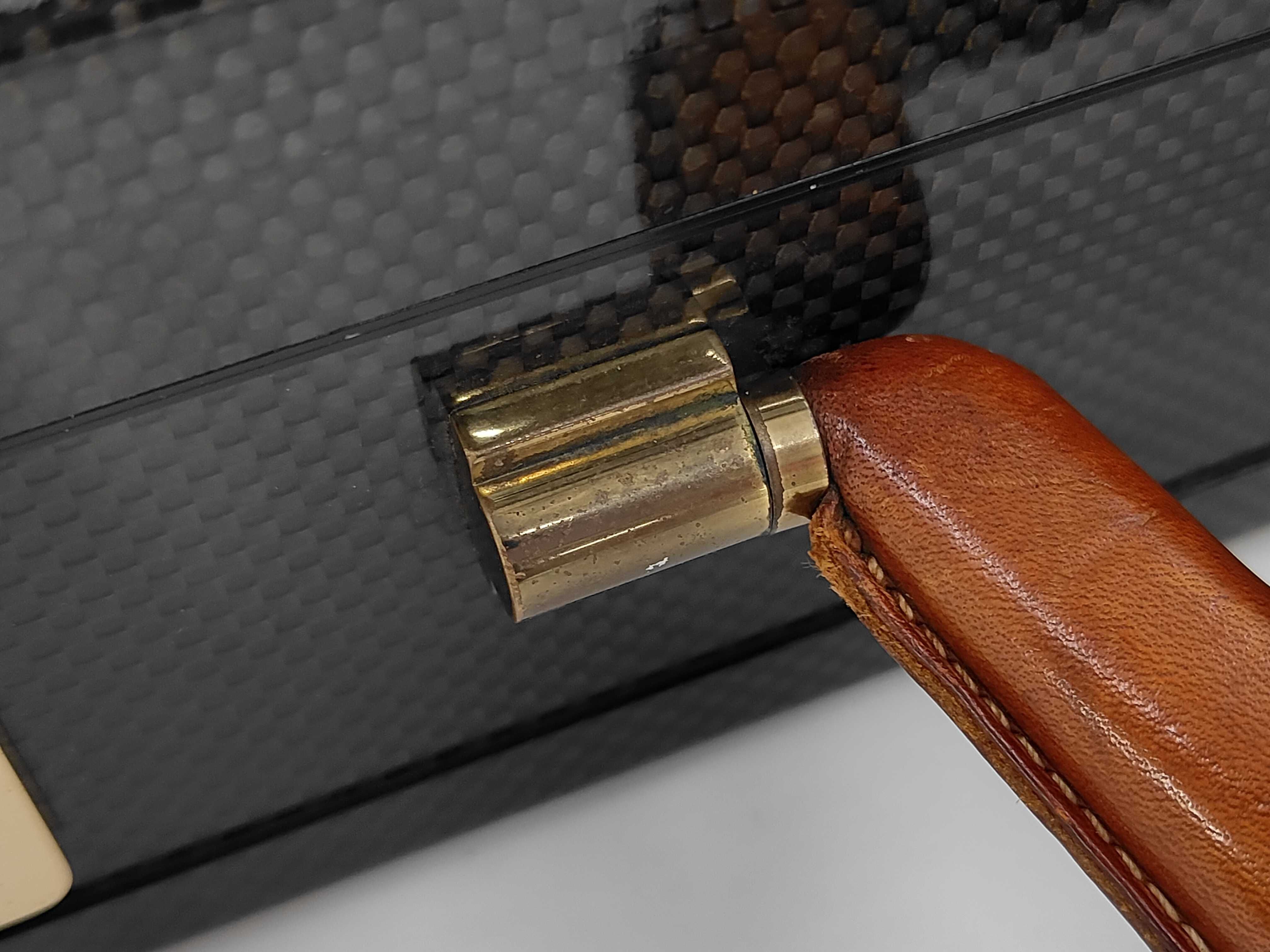 Espace Carbon Leather Hand Trunk Bag Business Bag — view 7