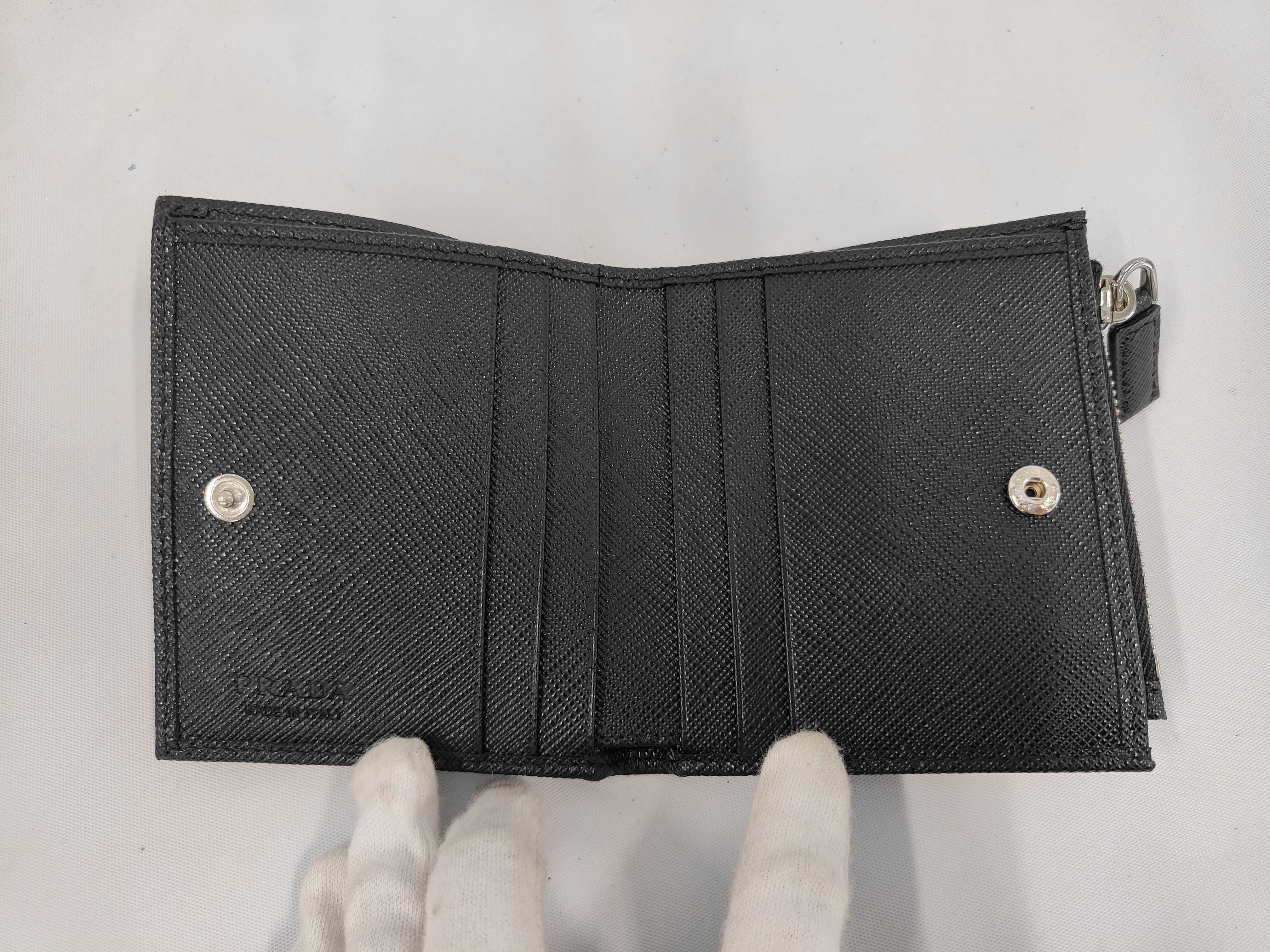 Nylon Triangle Logo Compact Wallet — view 5