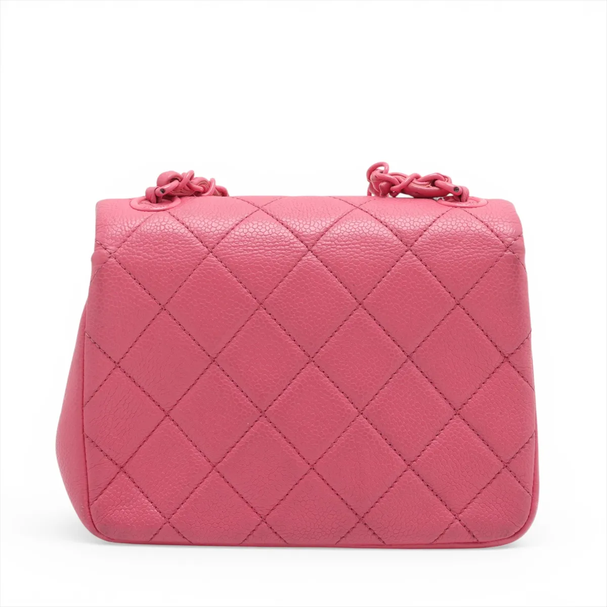 Mini Matelasse Caviar Skin Single Flap Single Chain Bag Pink Silver Hardware 29885301 No. 29 — view 2