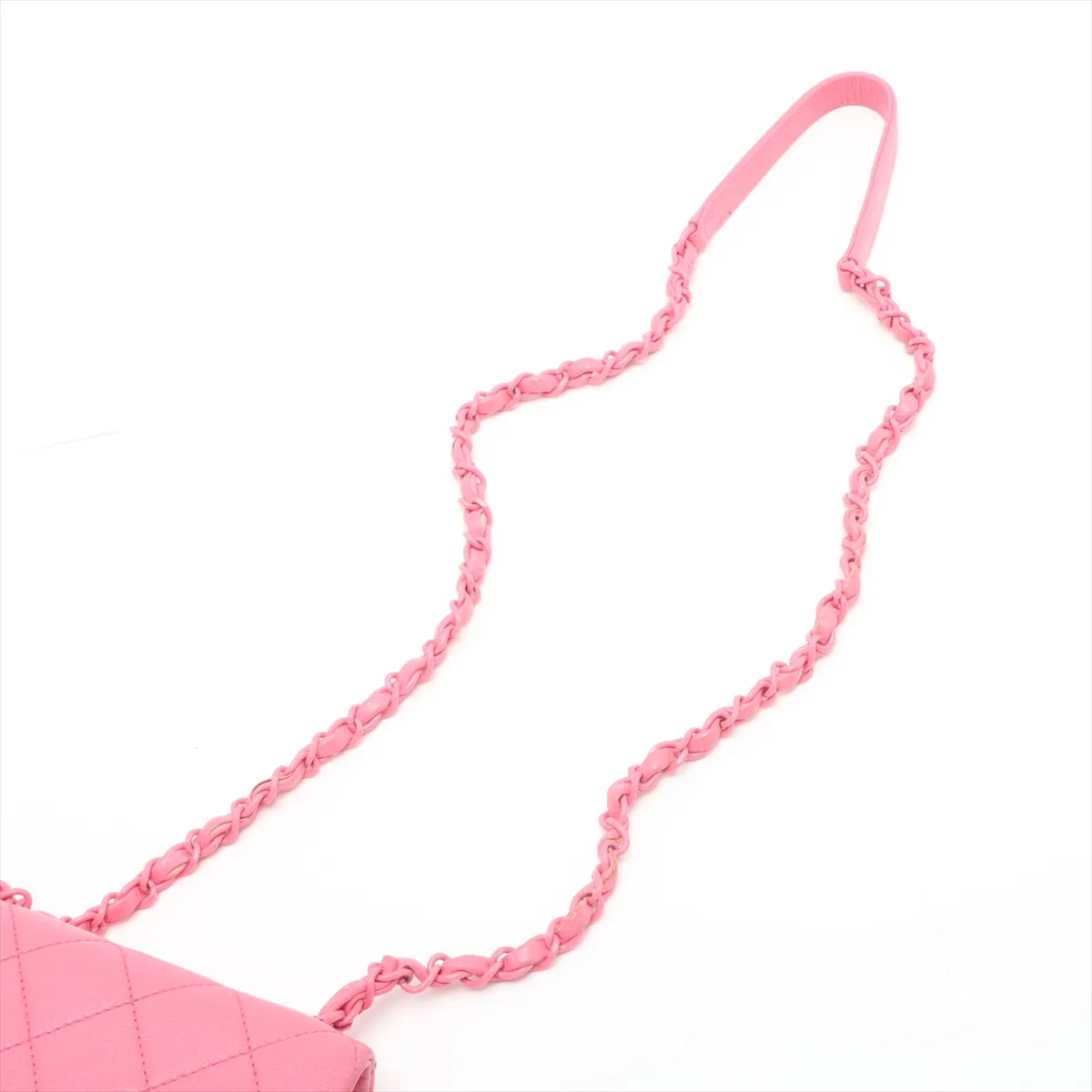 Mini Matelasse Caviar Skin Single Flap Single Chain Bag Pink Silver Hardware 29885301 No. 29 — view 5