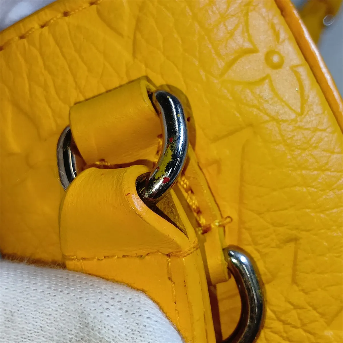 Taurillon Monogram Steamer Wearable Wallet M82917 Yellow (RFID detected) — view 10