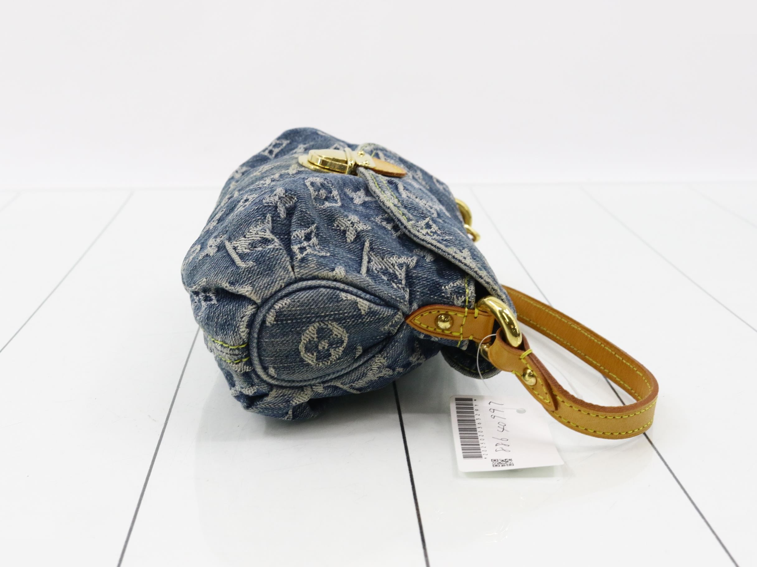 Monogram Denim Mini Pleaty (M95050) — view 3