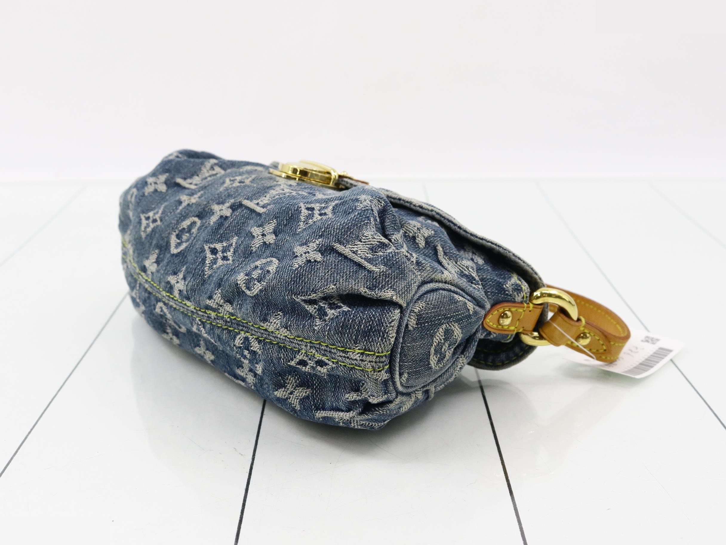 Monogram Denim Mini Pleaty (M95050) — view 6