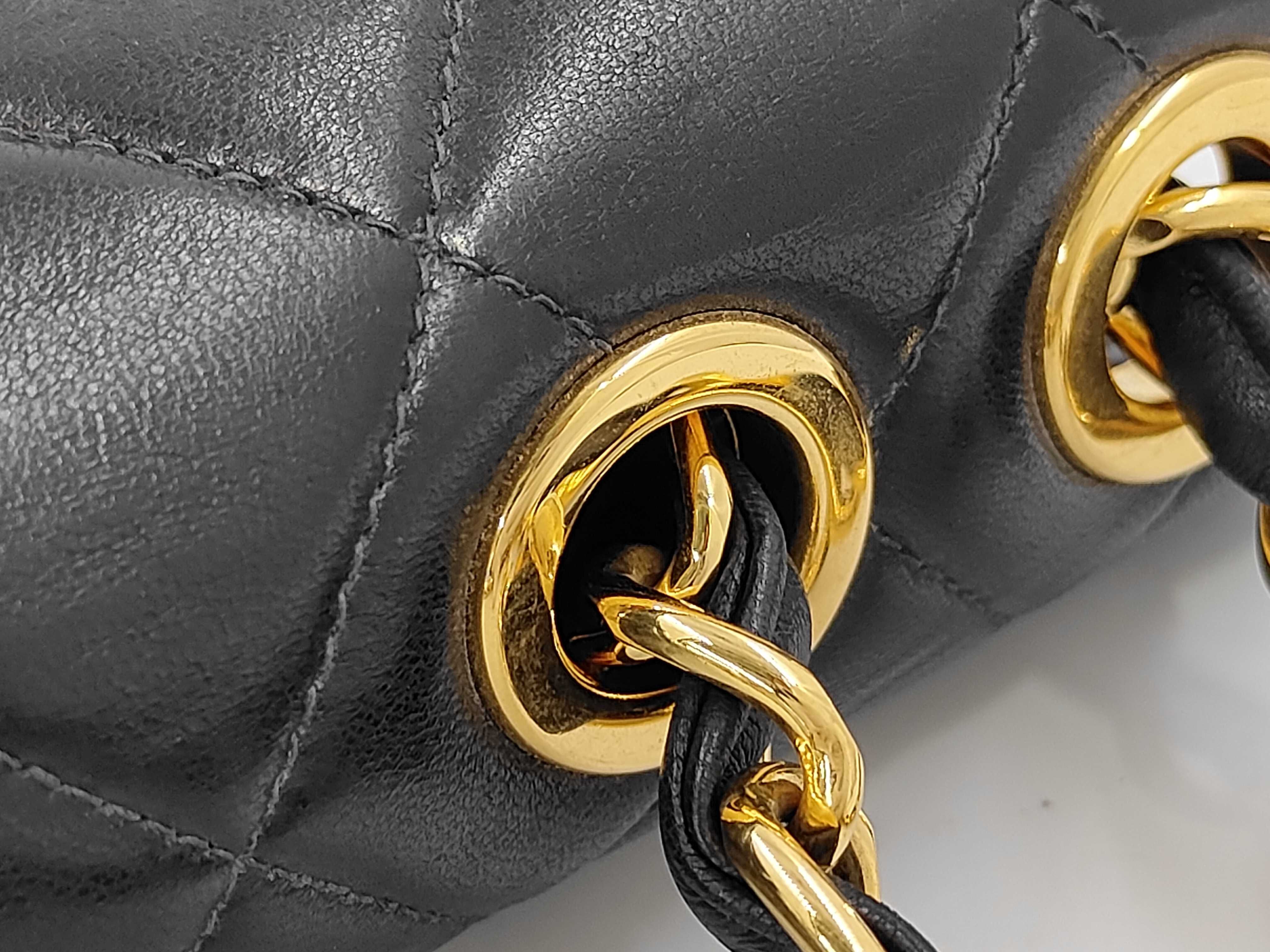 Matelassé Lambskin Shoulder Bag — view 7