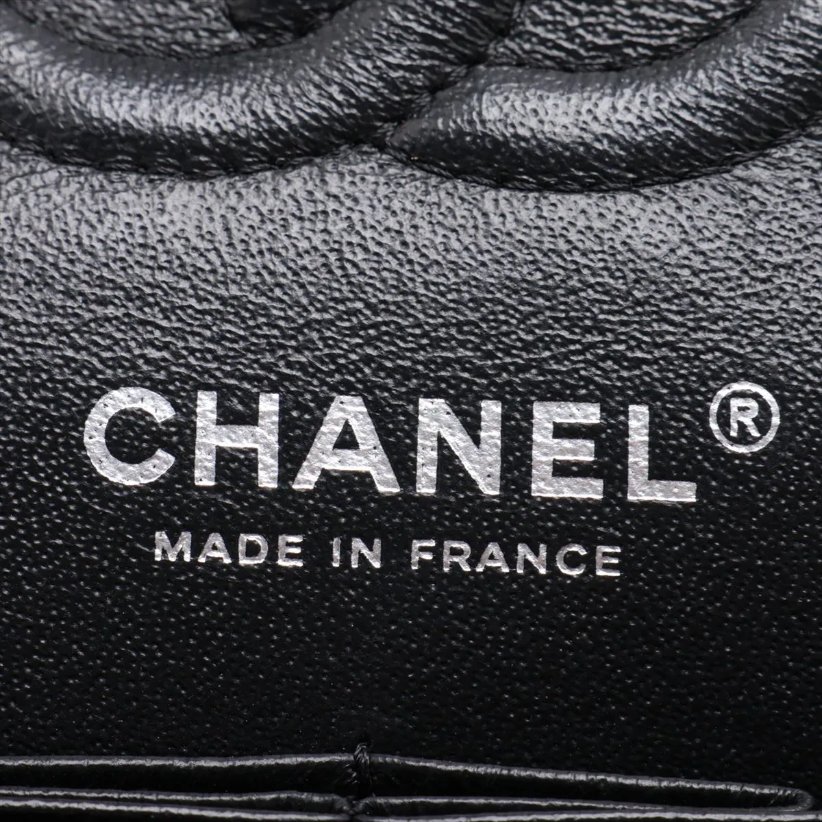[Individually packaged] Chanel Chevron Lambskin Double Flap Double Chain Bag, Black with Silver Hardware, 30634650 (Serial Number in the 30s) — view 8