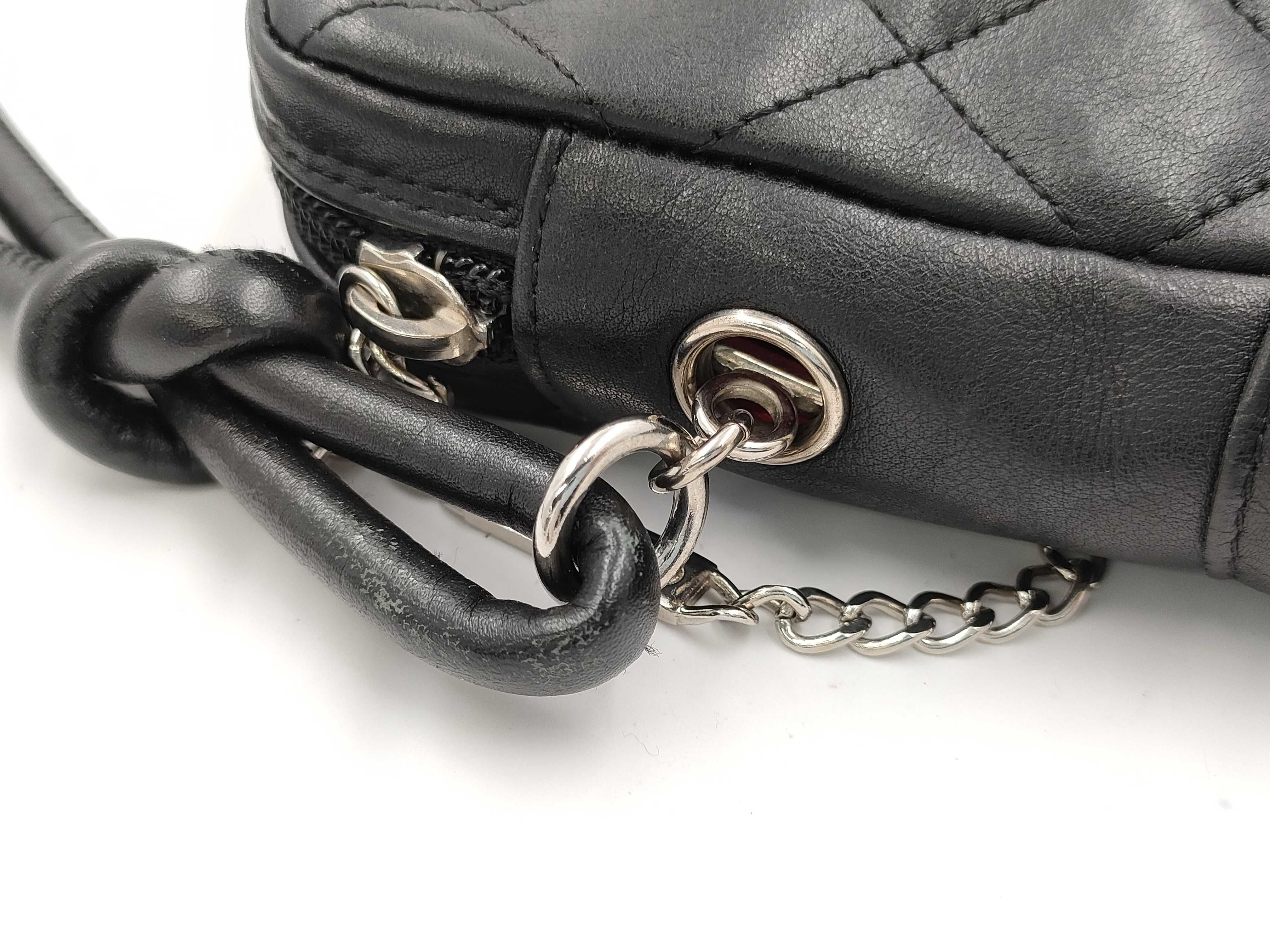 Cambon Chanel Cambon Line Lambskin Leather Shoulder Bag Brown Silver Hardware 94029251 Serial Number 9 Shoulder Bag — view 7