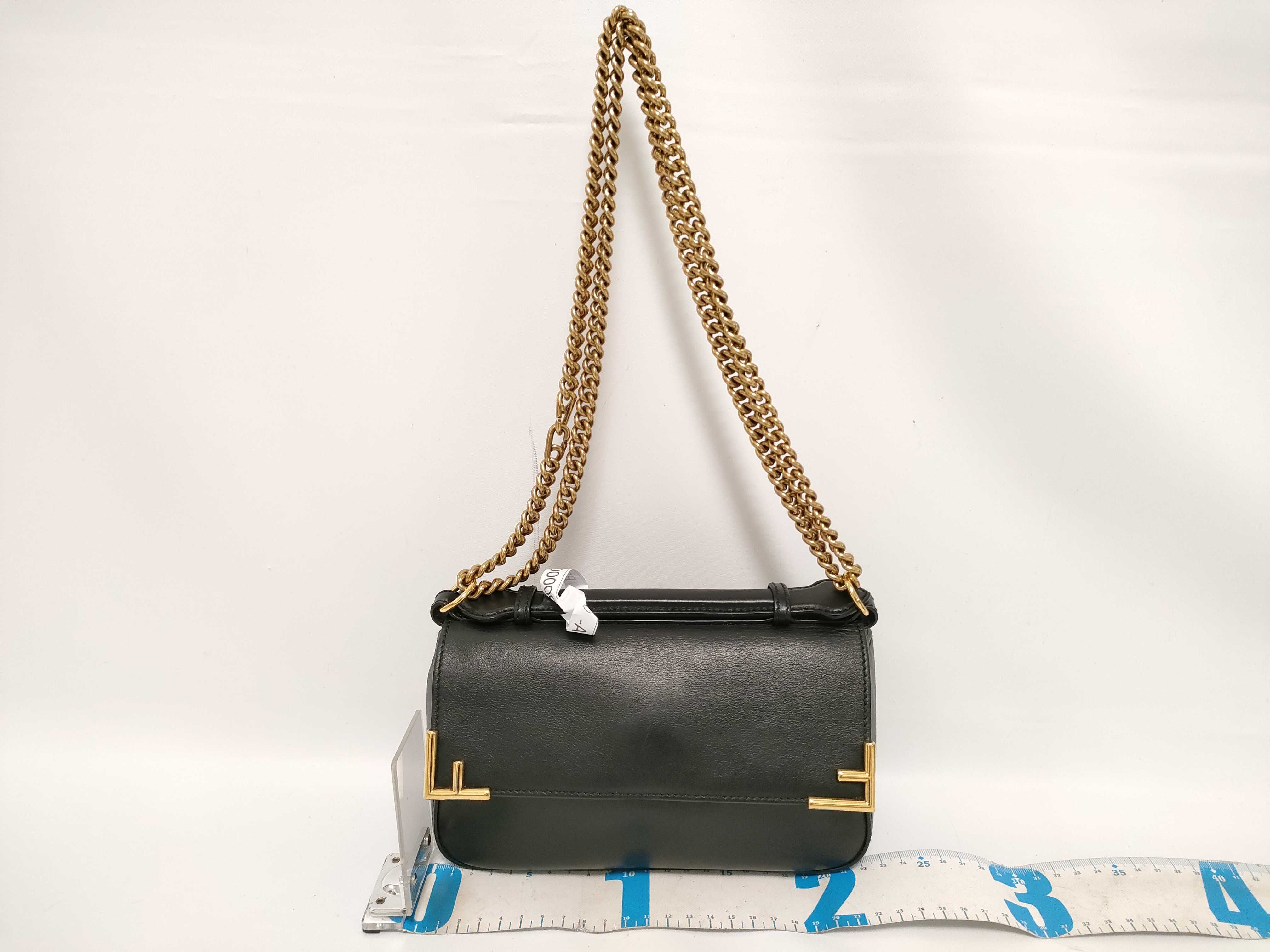 PH- Glazed Fabric Vitello Cantury Shoulder Bag Canvas Brown Shoulder Bag — view 2