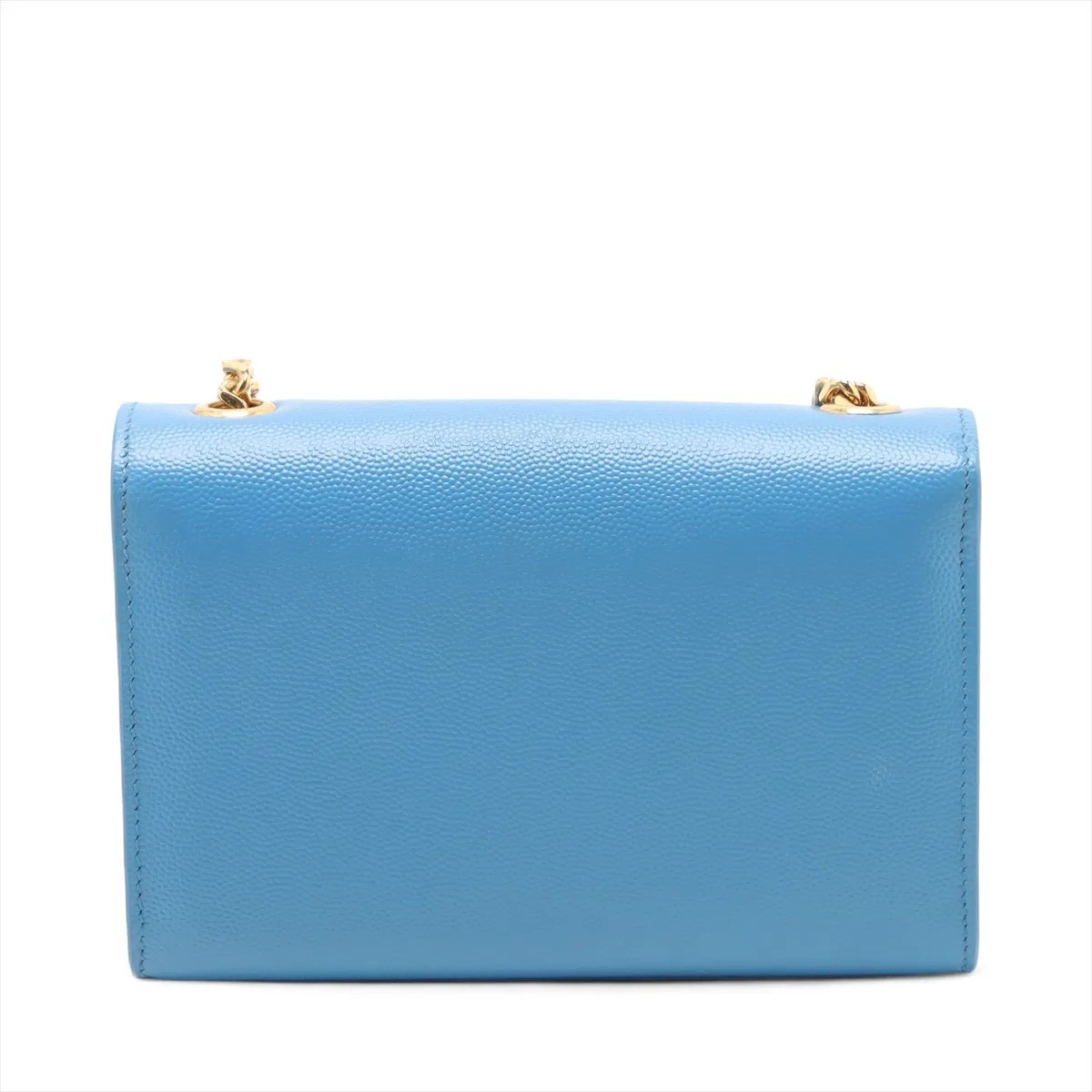 Classic Kate Leather Chain Shoulder Bag Blue — view 2