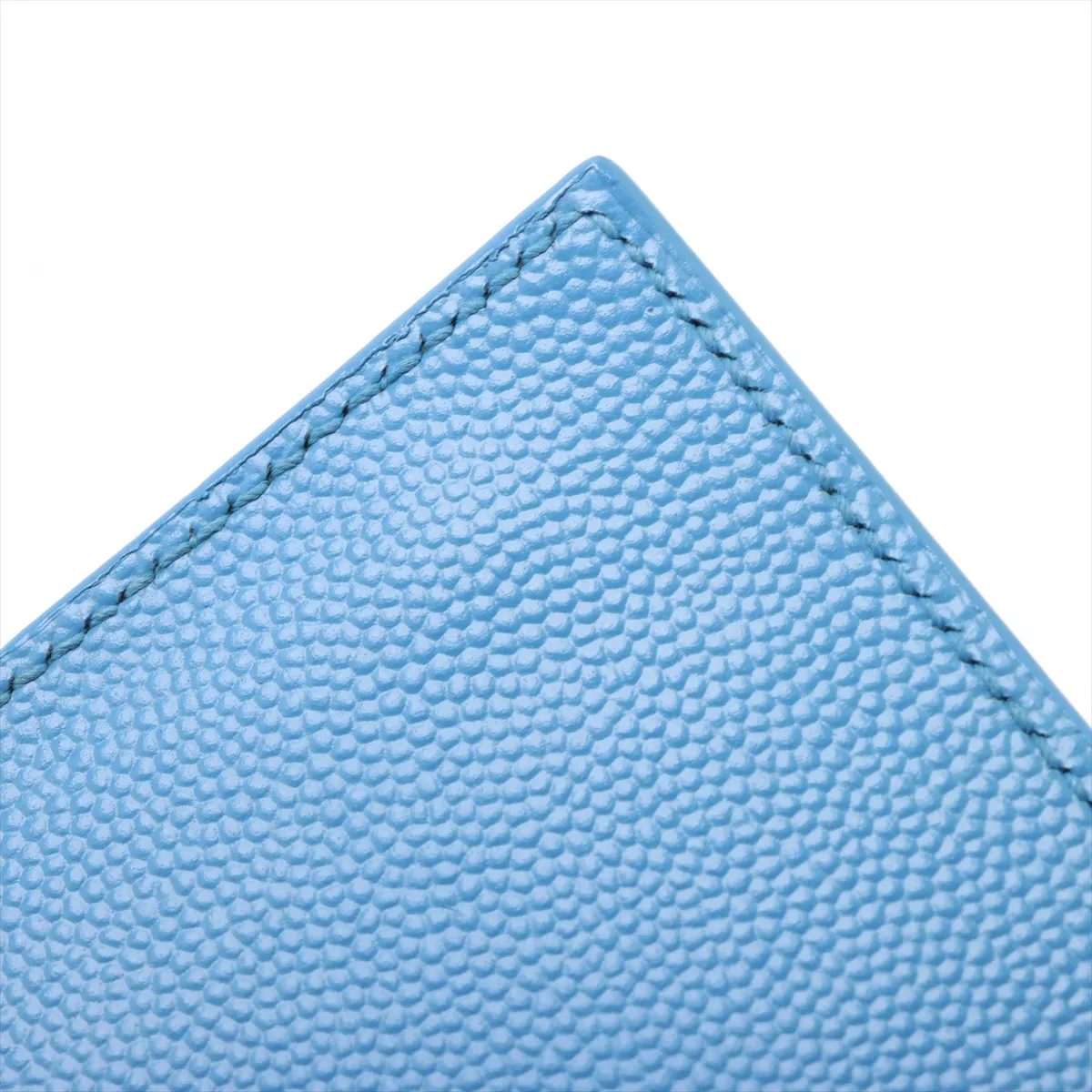 Classic Kate Leather Chain Shoulder Bag Blue — view 8