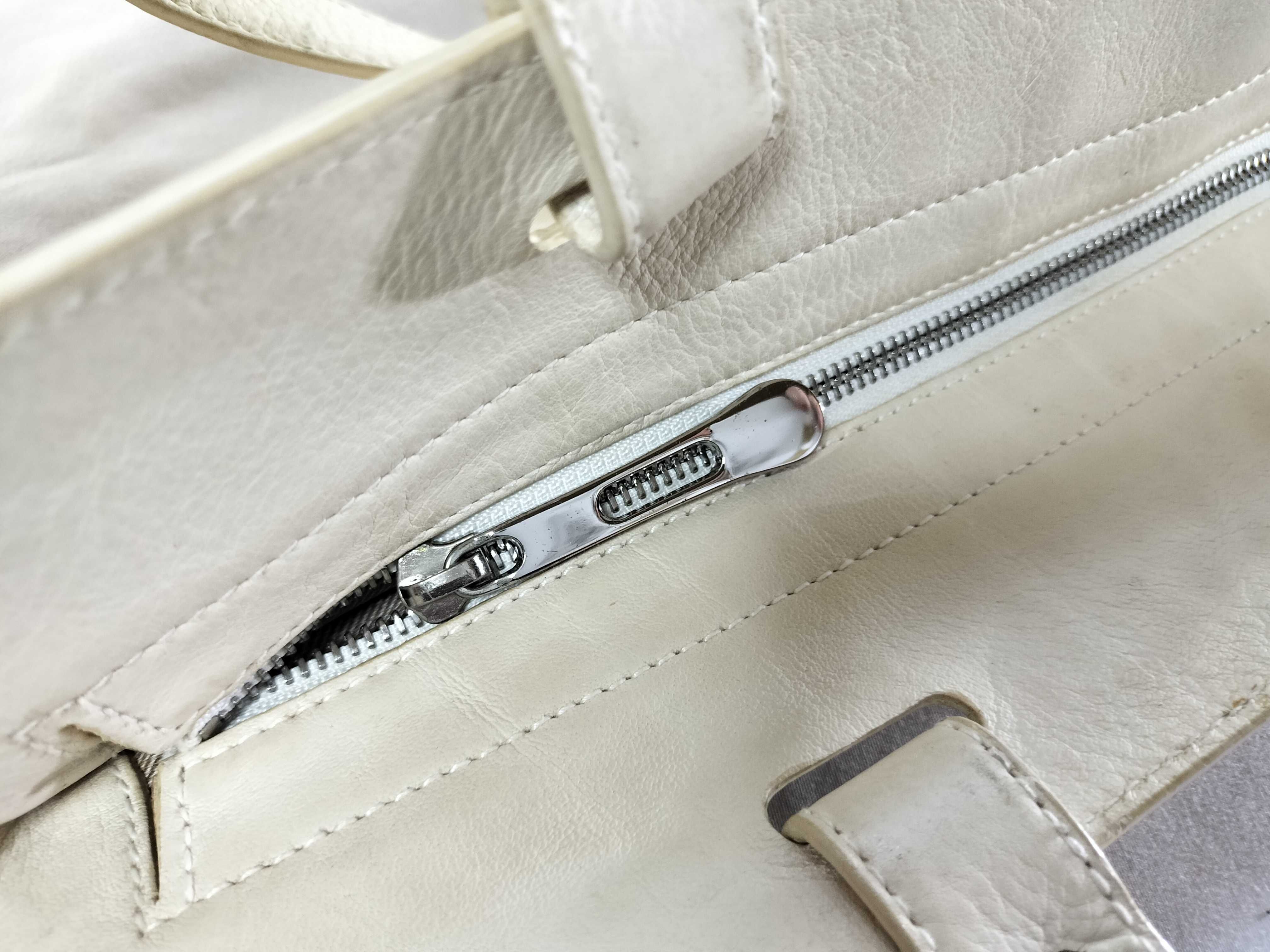 Leather Tote Bag with Nova Check Interior — view 14
