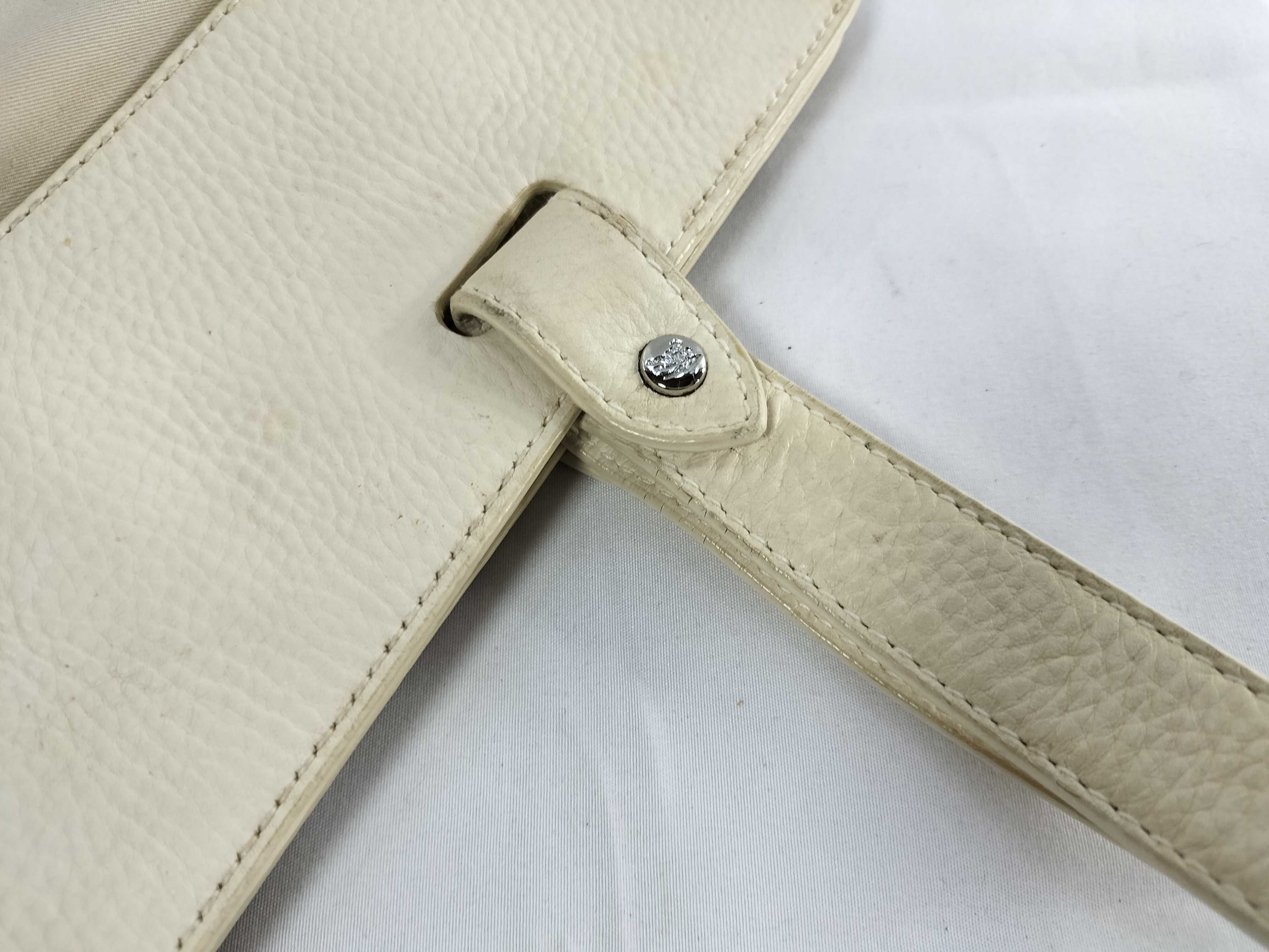 Leather Tote Bag with Nova Check Interior — view 5