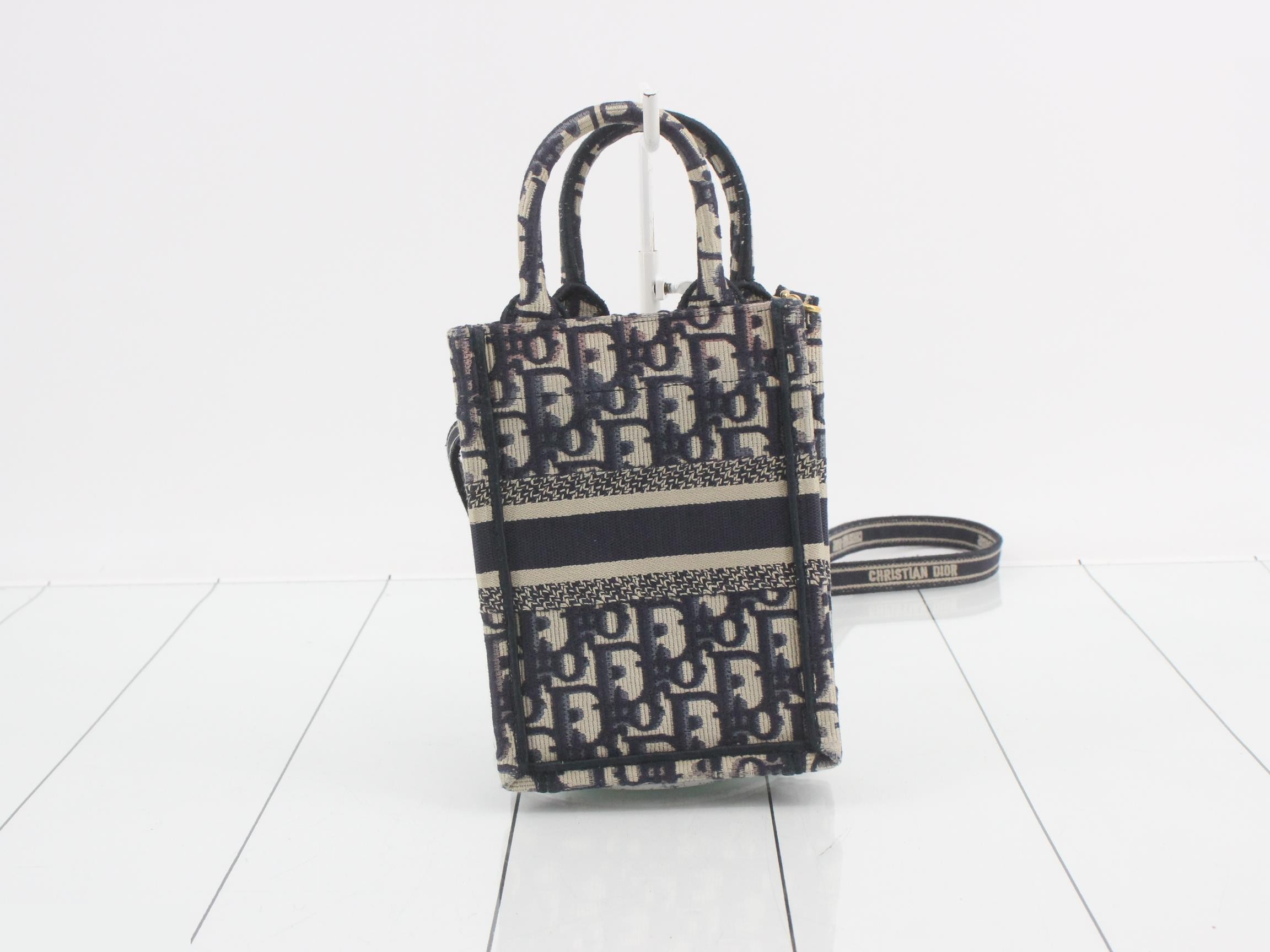 Oblique Book Tote Mini Phone Bag 2-Way Handbag — view 2