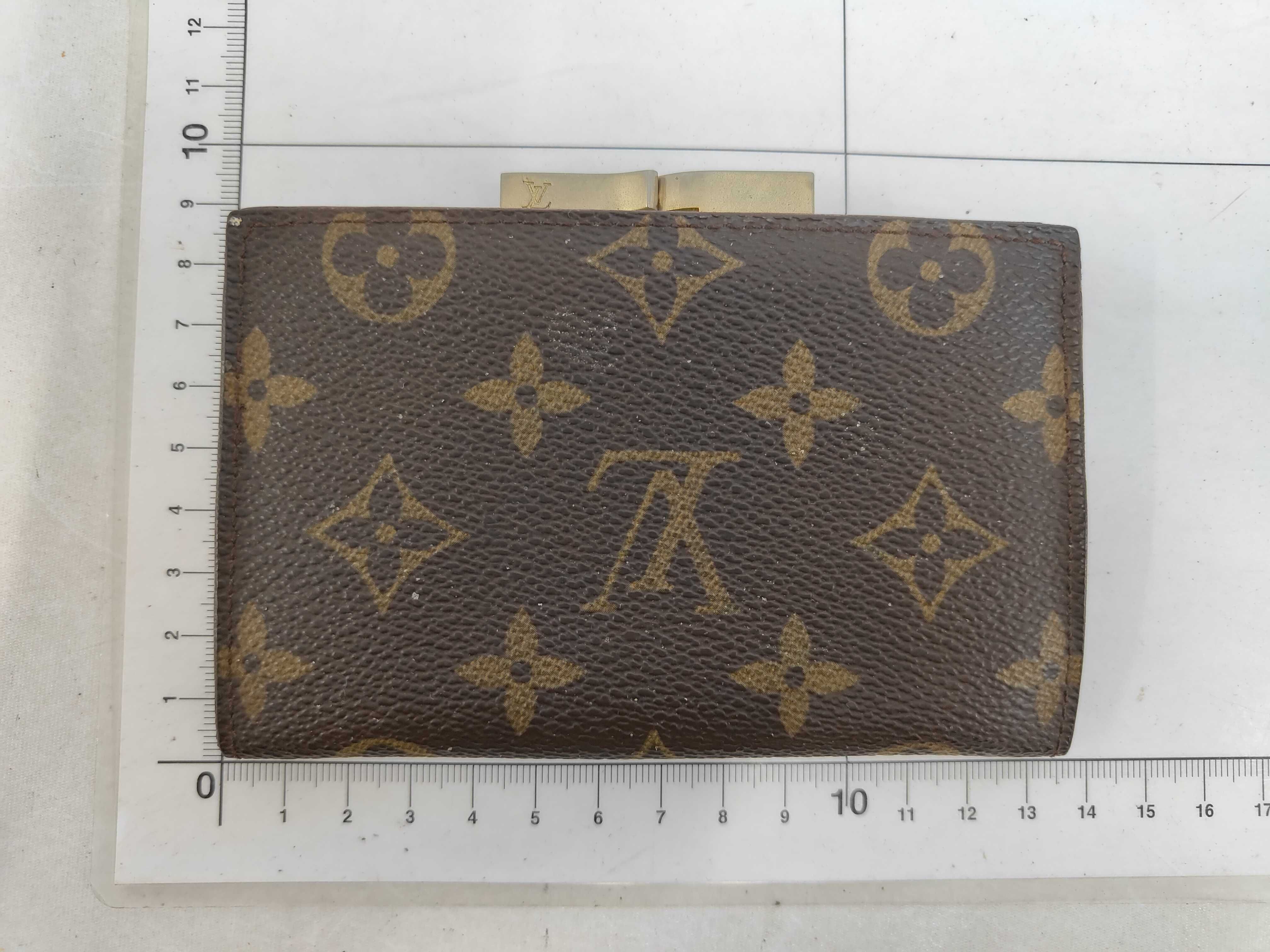 Monogram Coin Case (Clasp Type) — view 2