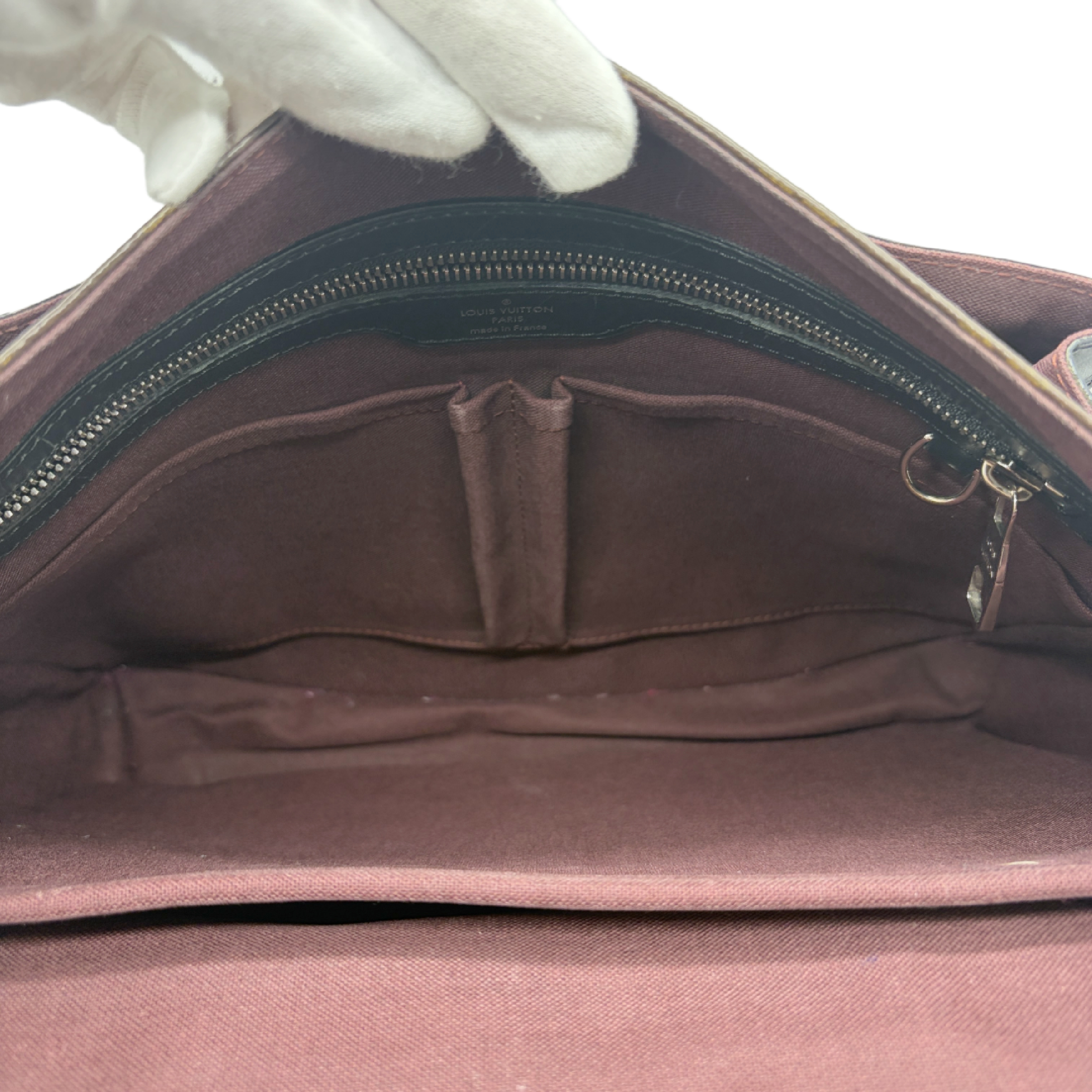 Monogram Macassar Clarence Shoulder Bag — view 12