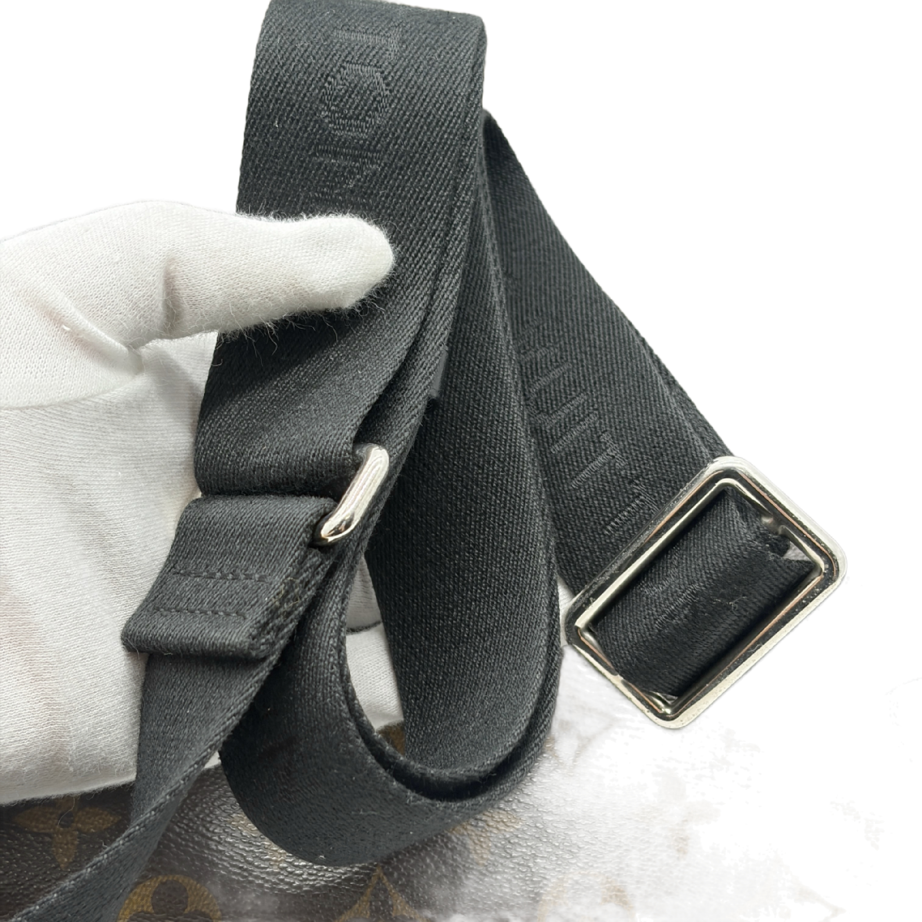 Monogram Macassar Clarence Shoulder Bag — view 15