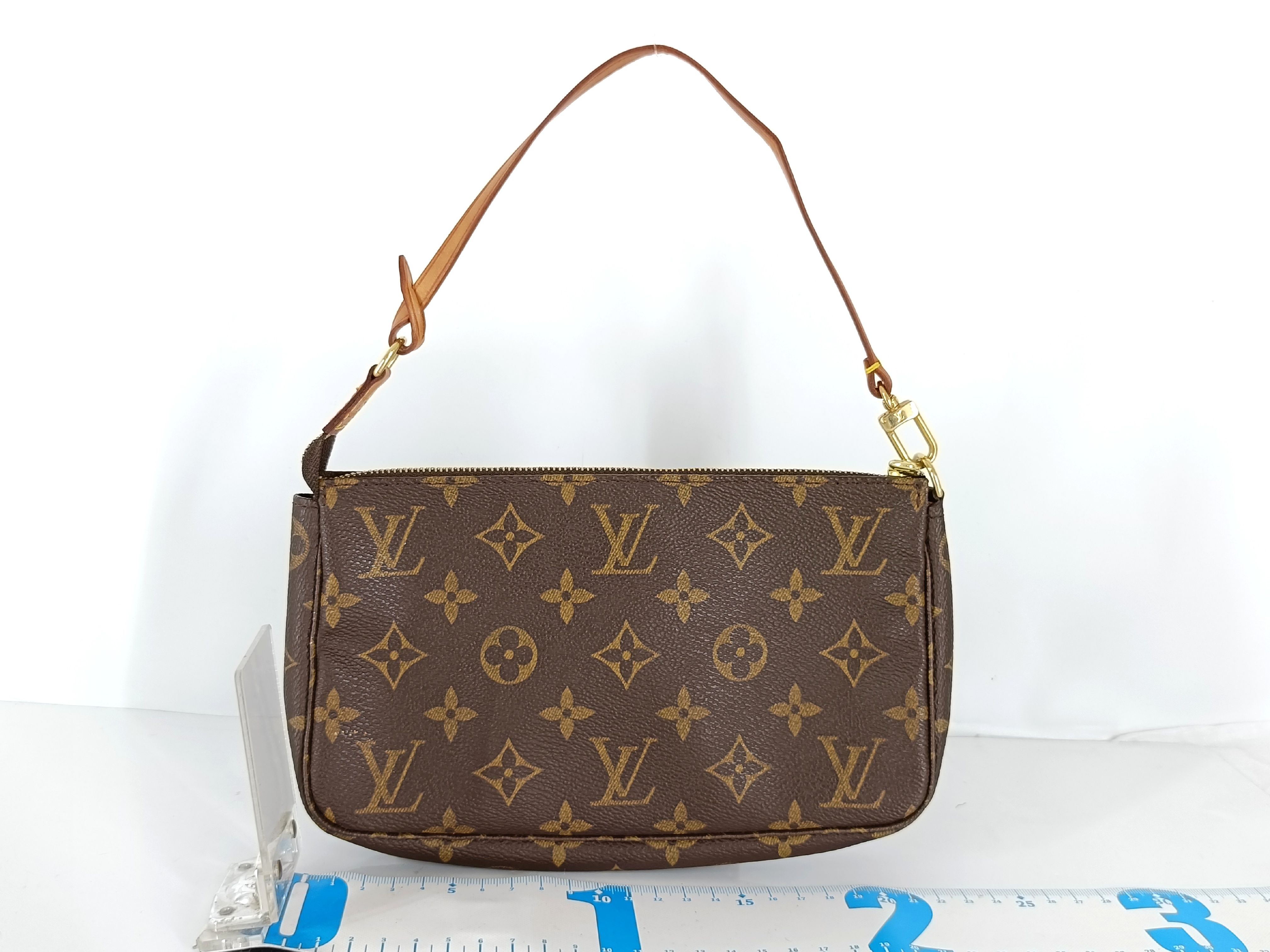 Monogram Pochette Accessoires M51980 CA1001 Brown Pouch — view 2