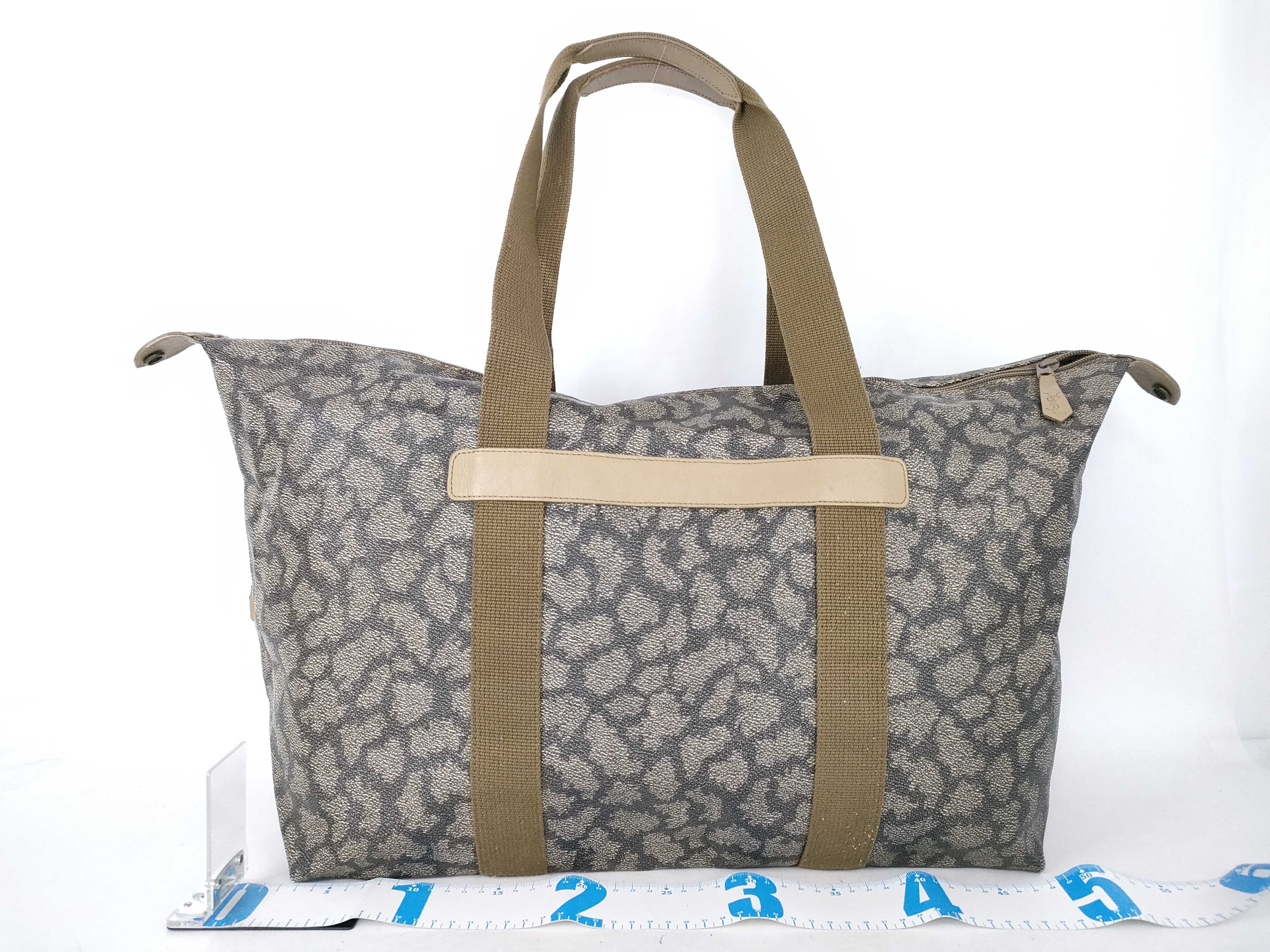 Boston bag, giraffe pattern, brown. — view 2