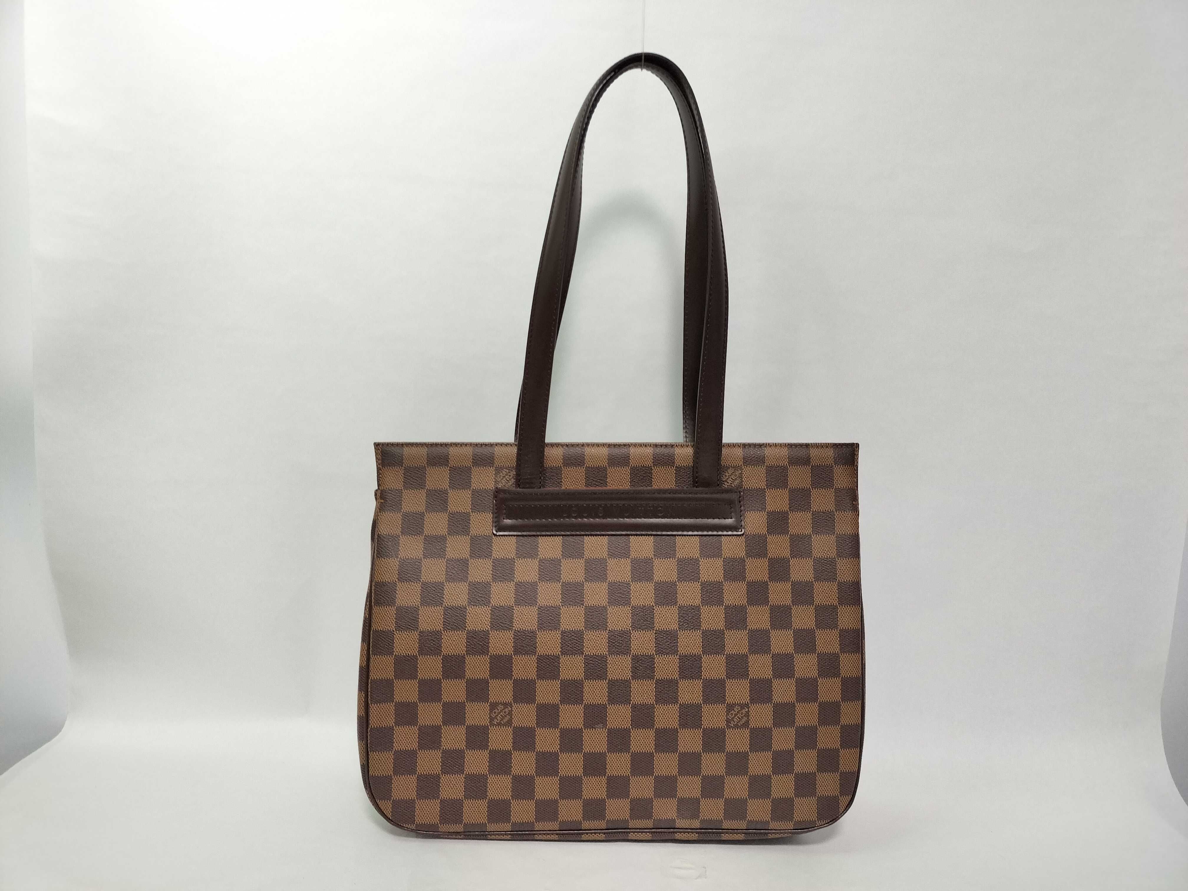 Damier Parioli PM N51123 Brown AR0063 Tote Bag