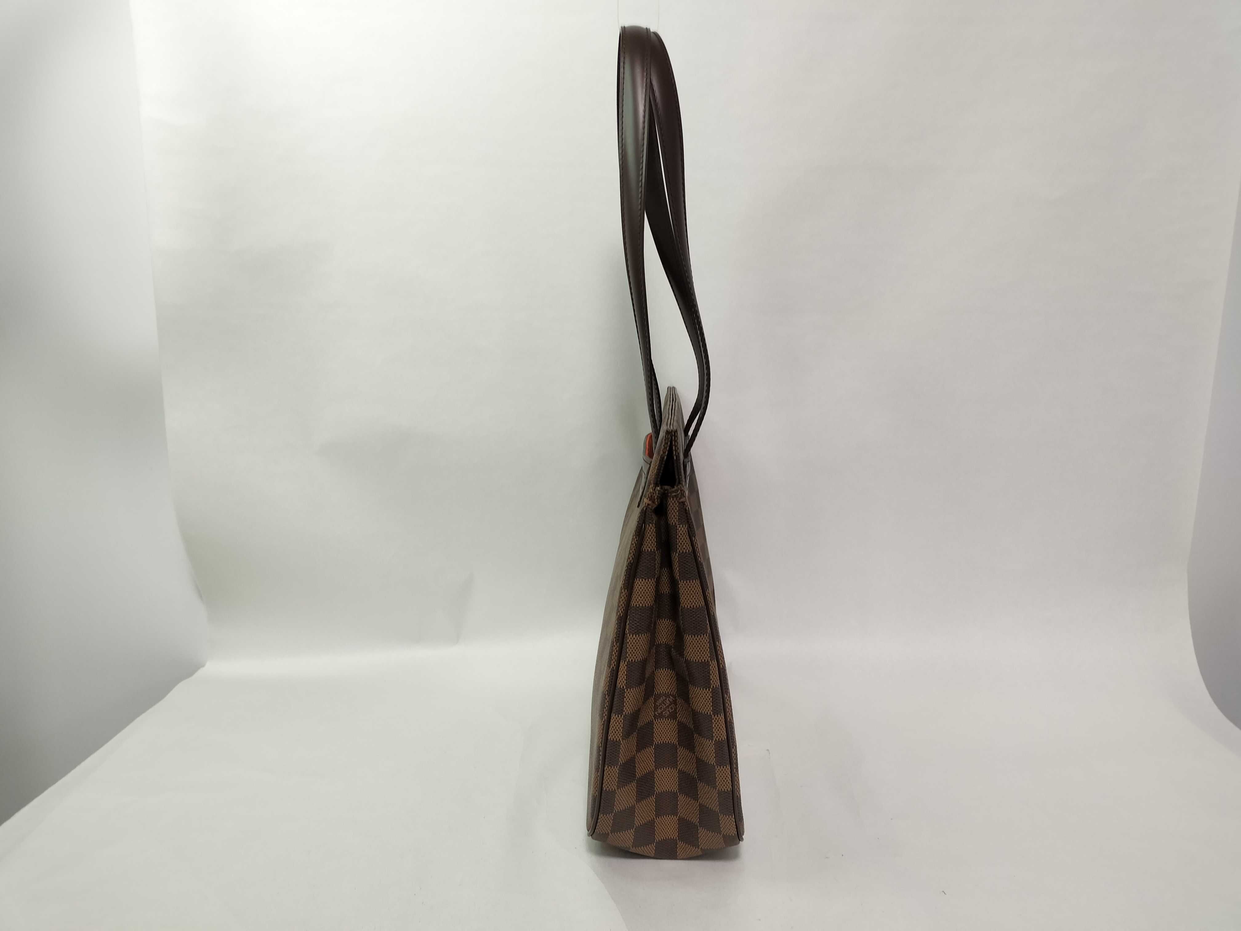 Damier Parioli PM N51123 Brown AR0063 Tote Bag — view 4