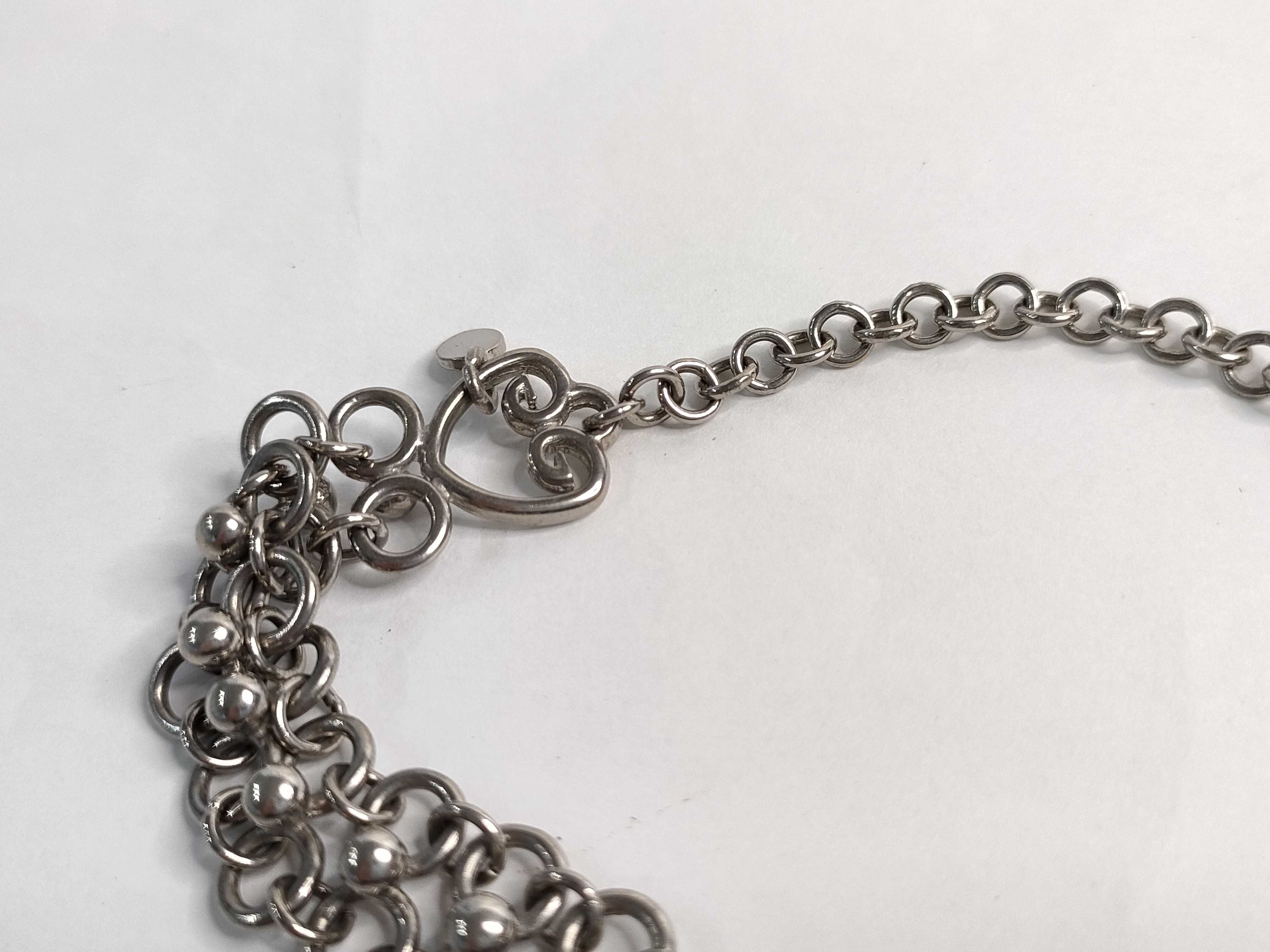 Heart Mesh Necklace AG925 Necklace — view 8