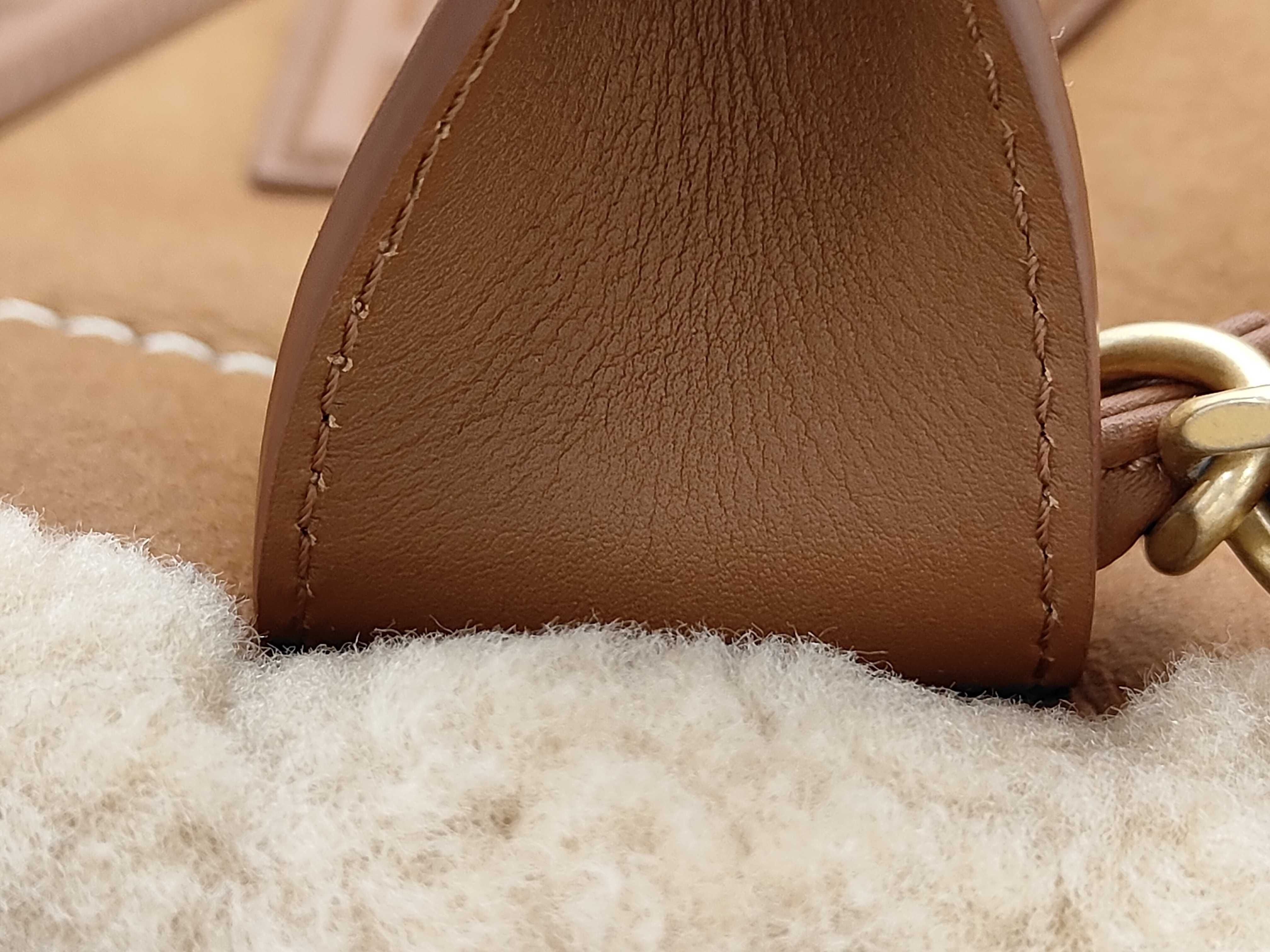 Shearling Brown Tote Bag — view 9