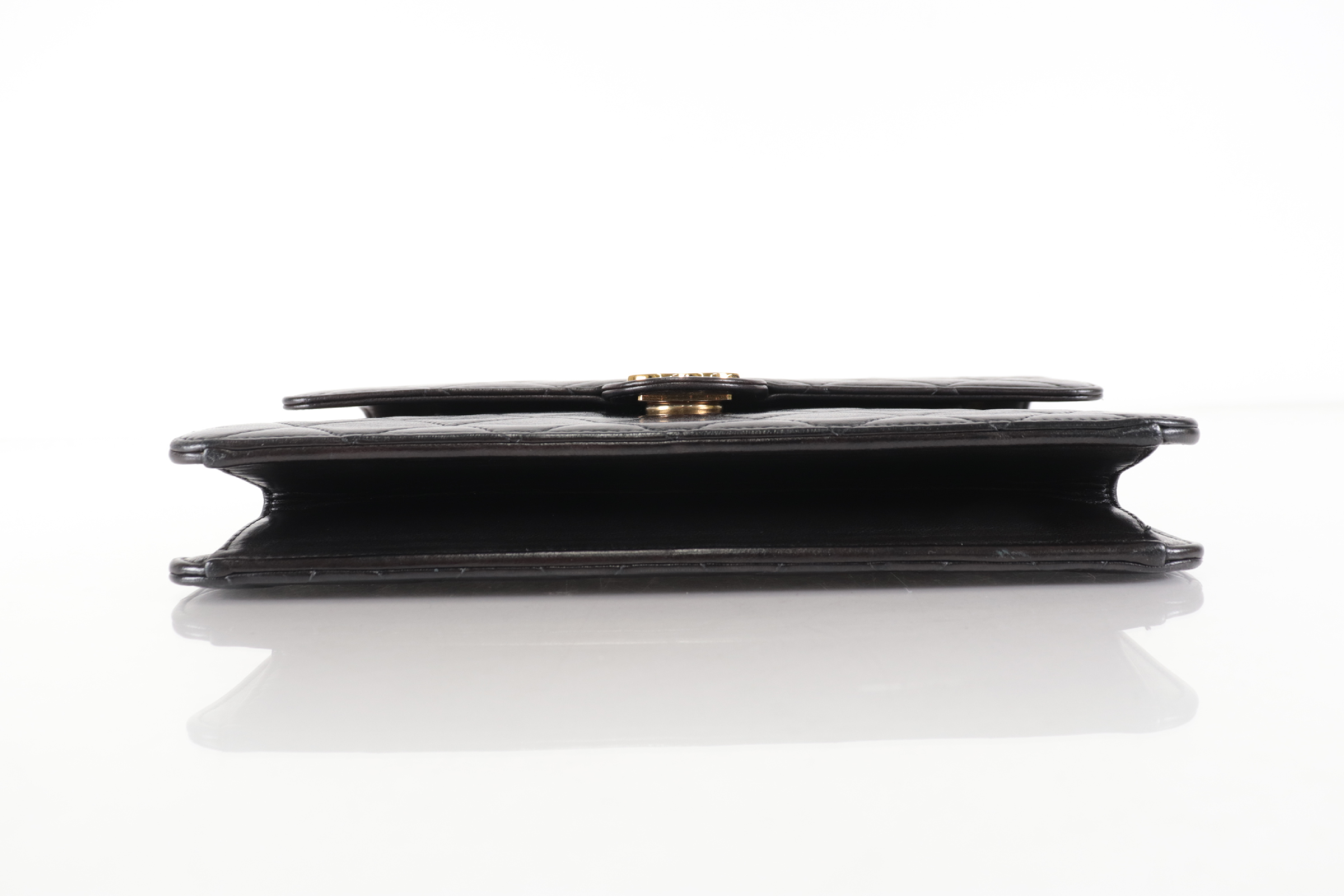 Push-Lock Lambskin Chain Shoulder Bag (Series 3) — view 6