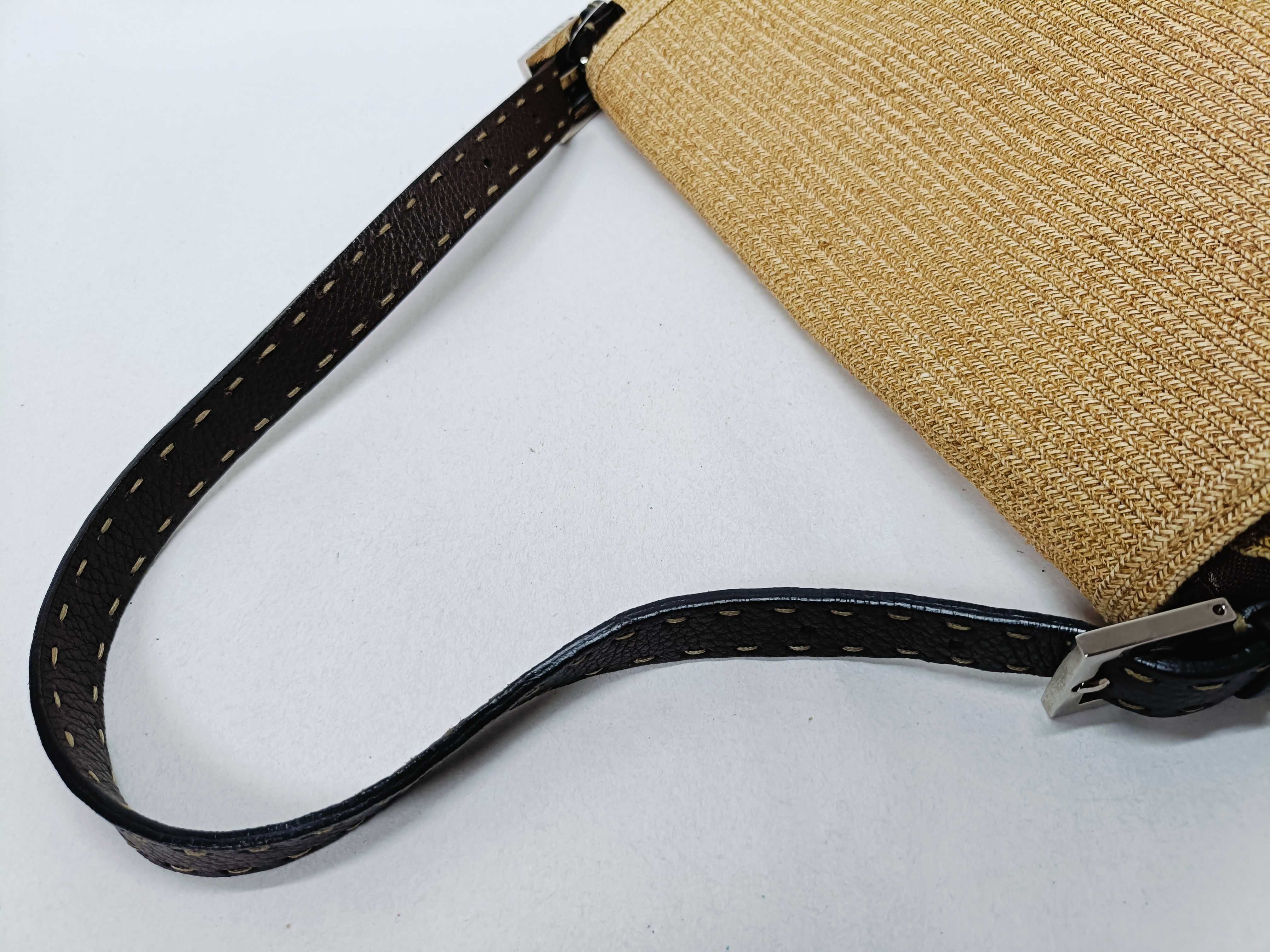 Mamma Raffia Shoulder Bag — view 3