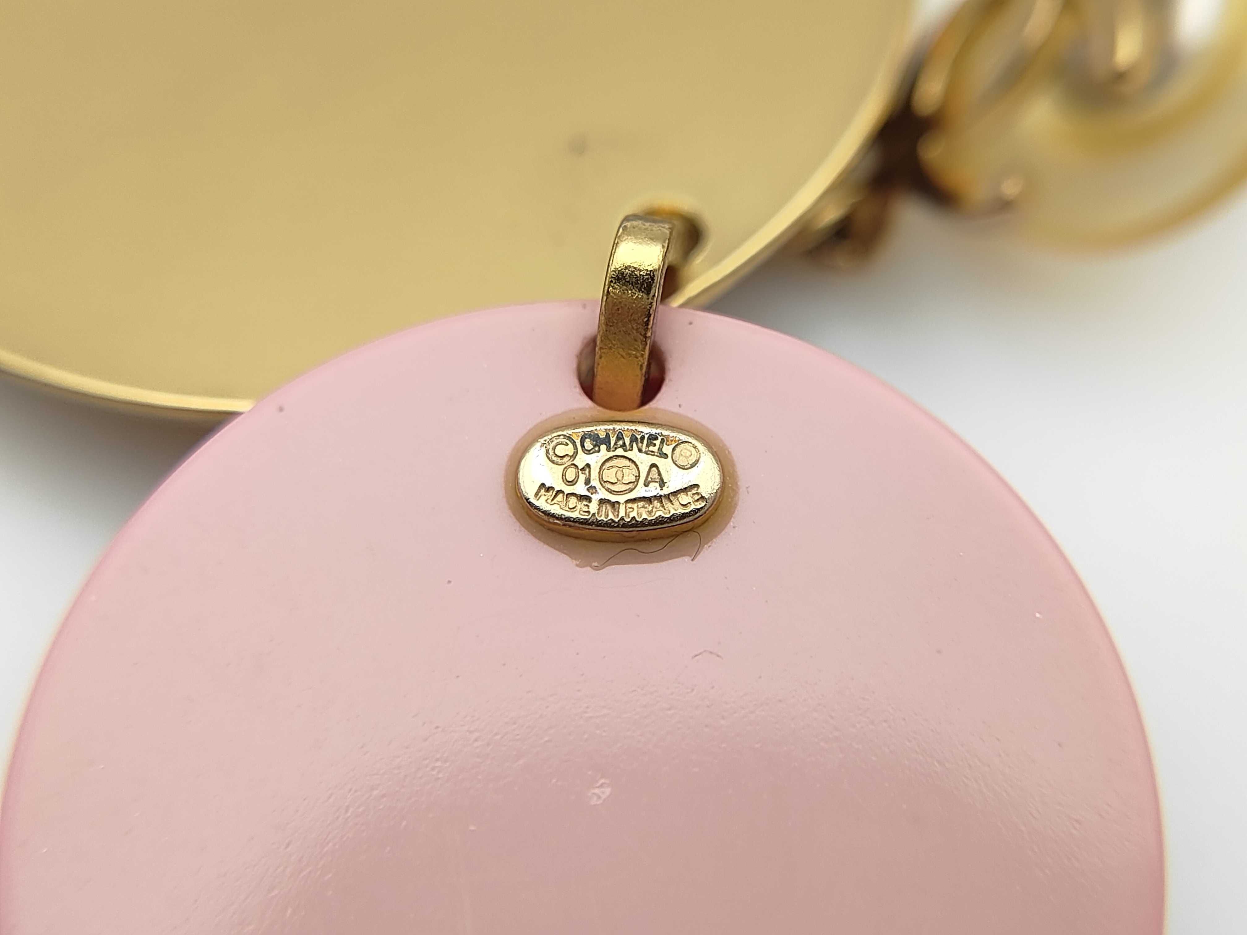 Vintage Coco Mark Round Earrings — view 7