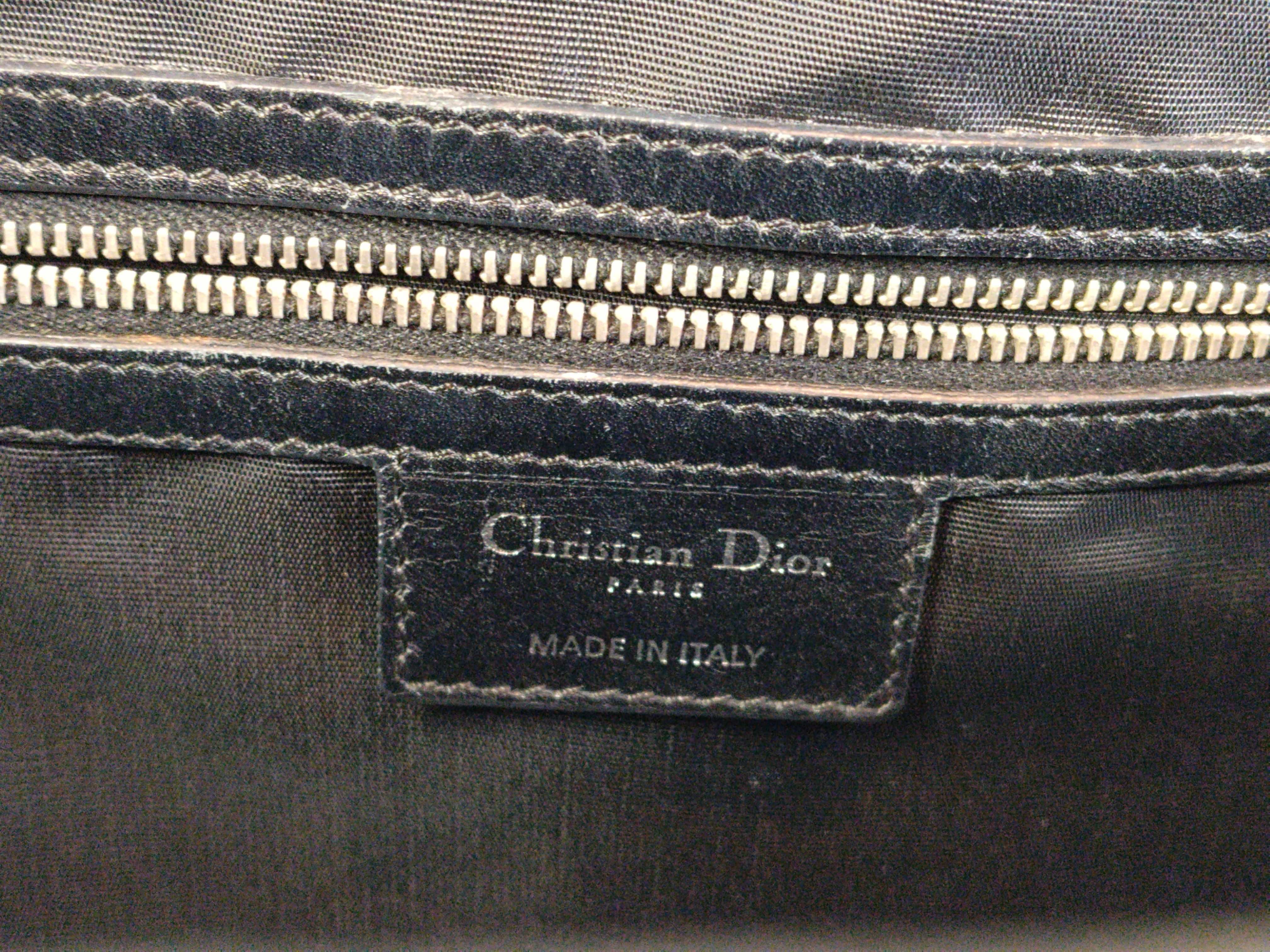 Lady Dior Christian Cannage Black Tote Bag — view 11