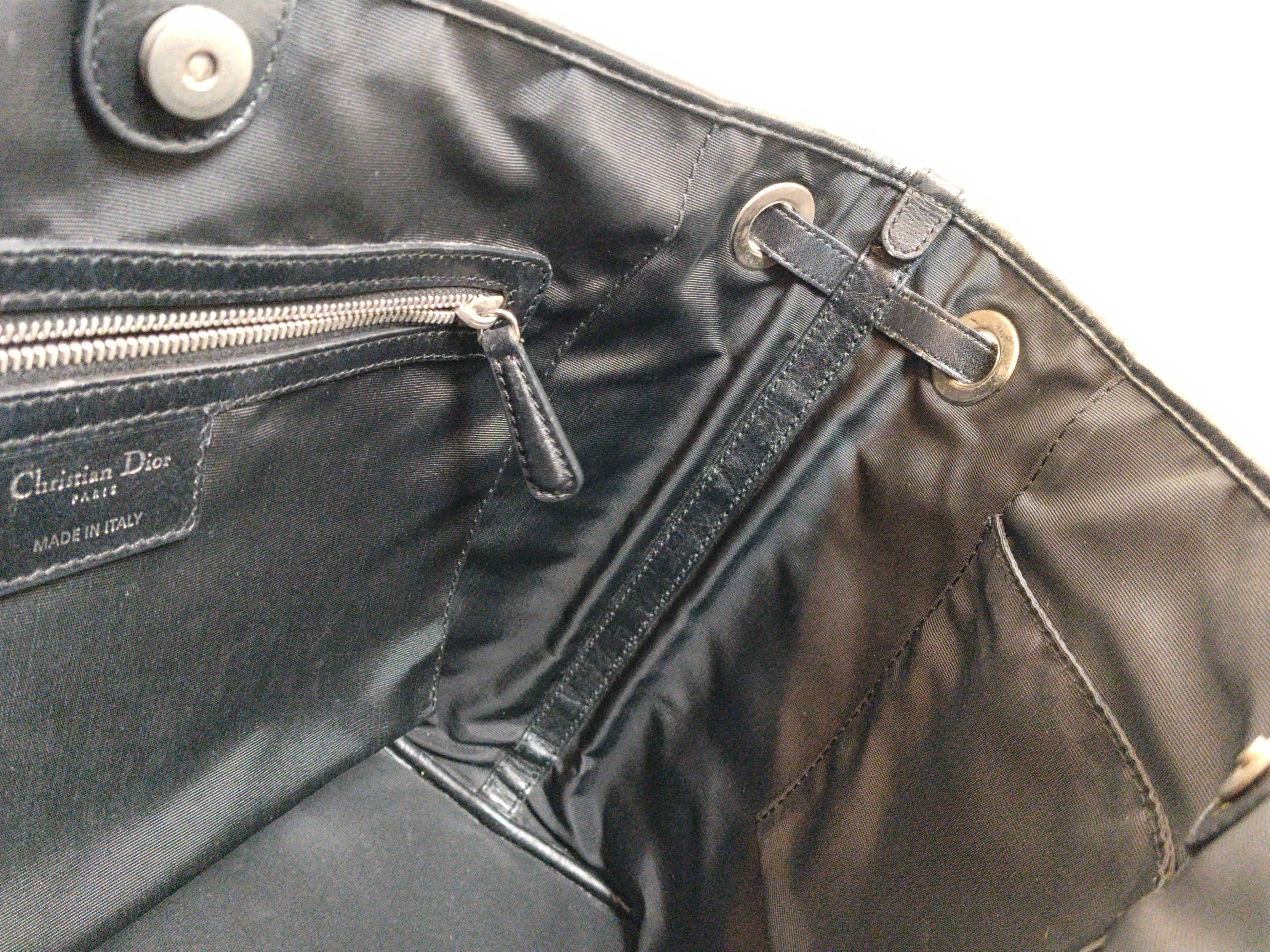 Lady Dior Christian Cannage Black Tote Bag — view 10