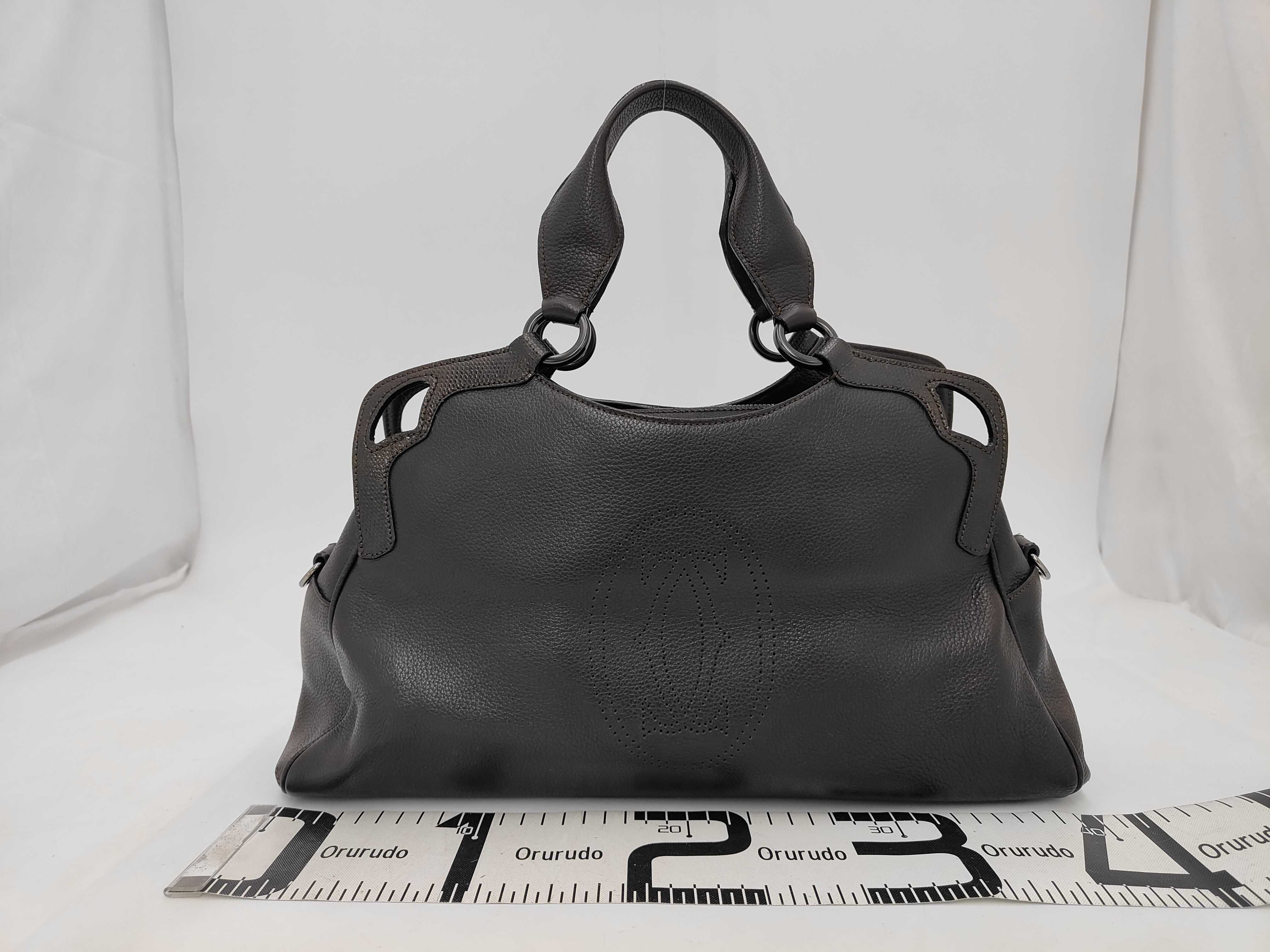 Marcello handbag, calfskin, brown. — view 2