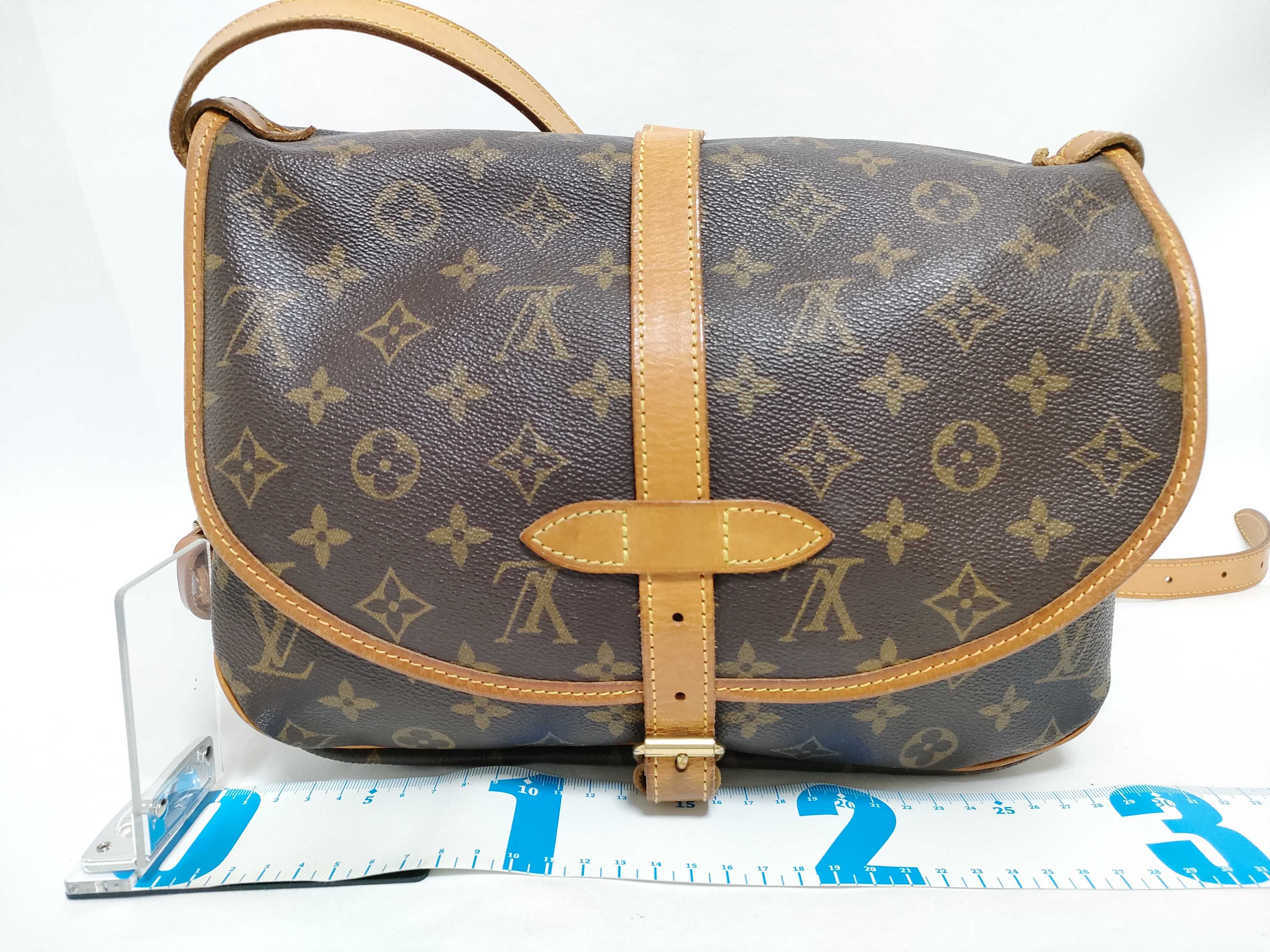 Monogram Saumur 30 M42256 AR1925 Brown Shoulder Bag — view 2