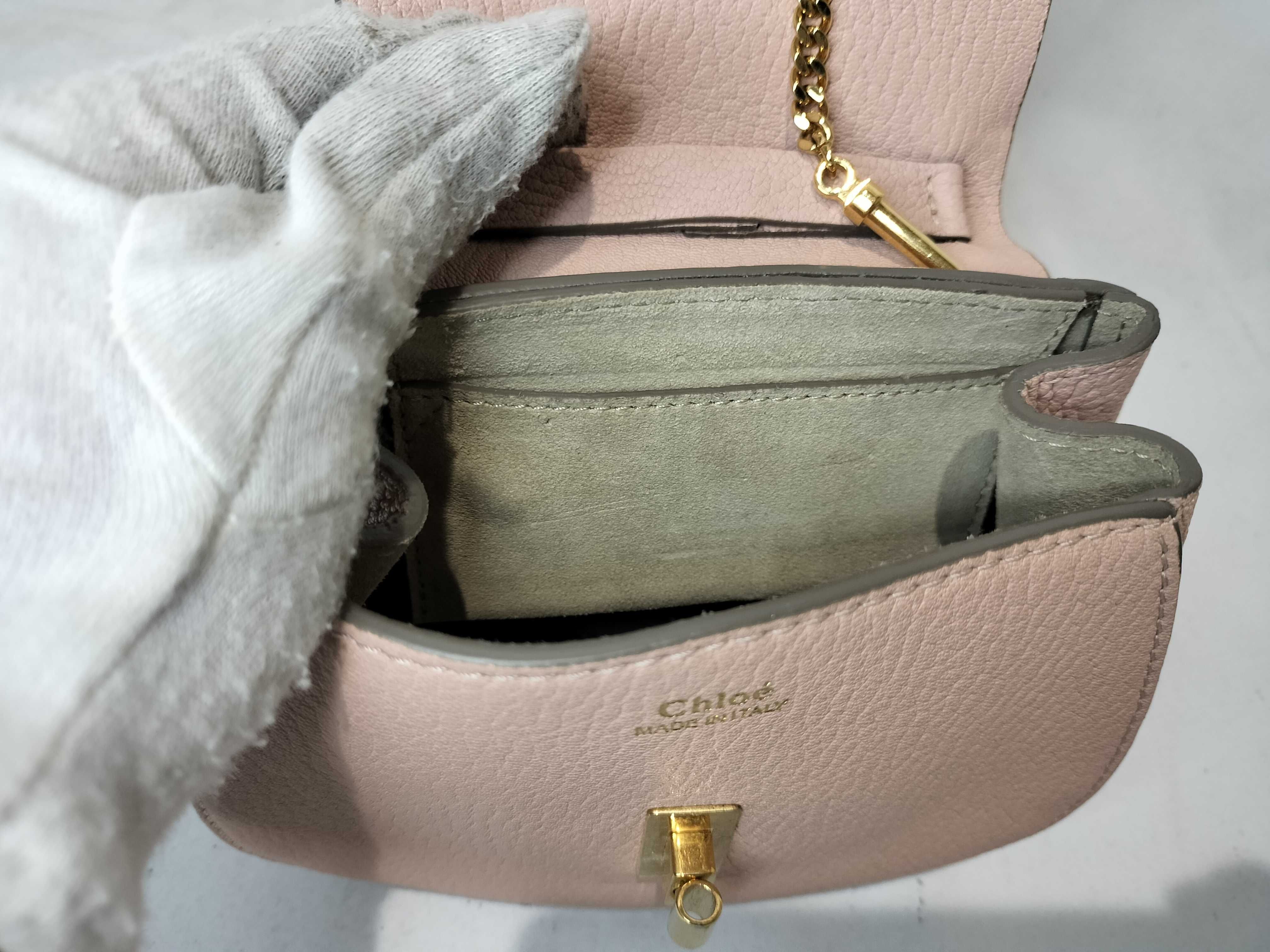 FR- Straw Bag Pink Leather Shoulder Bag — view 11