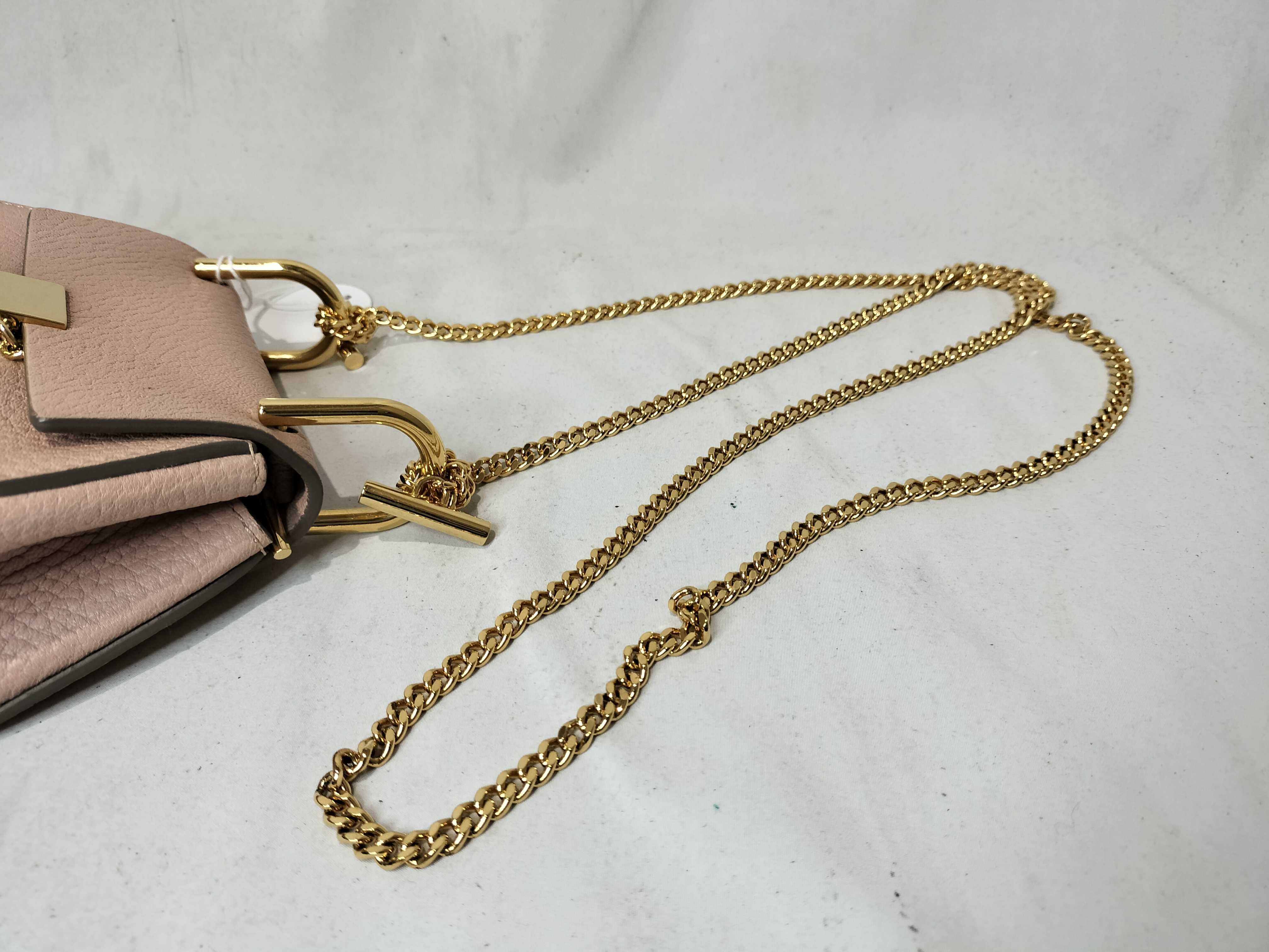 FR- Straw Bag Pink Leather Shoulder Bag — view 4