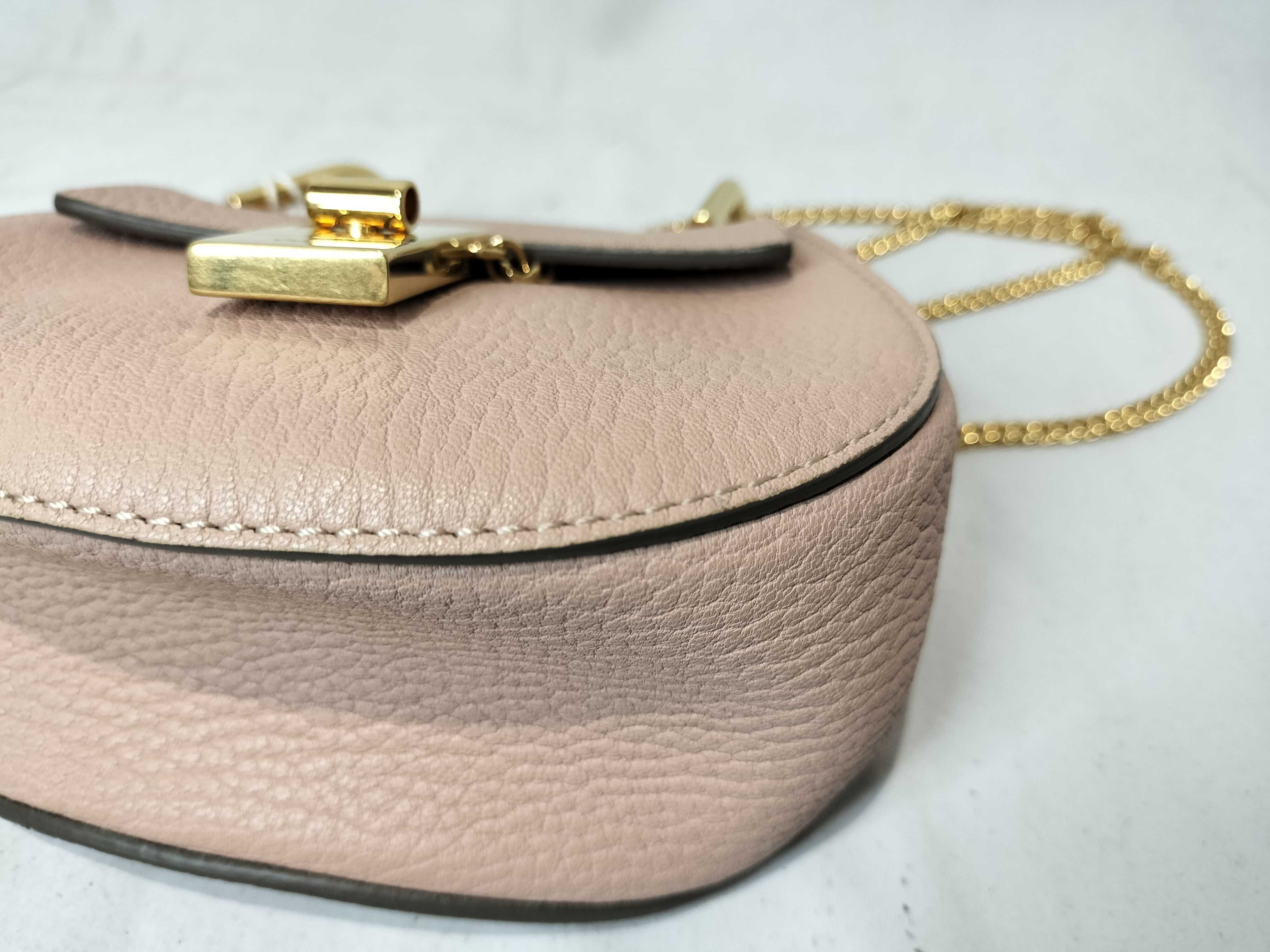 FR- Straw Bag Pink Leather Shoulder Bag — view 7