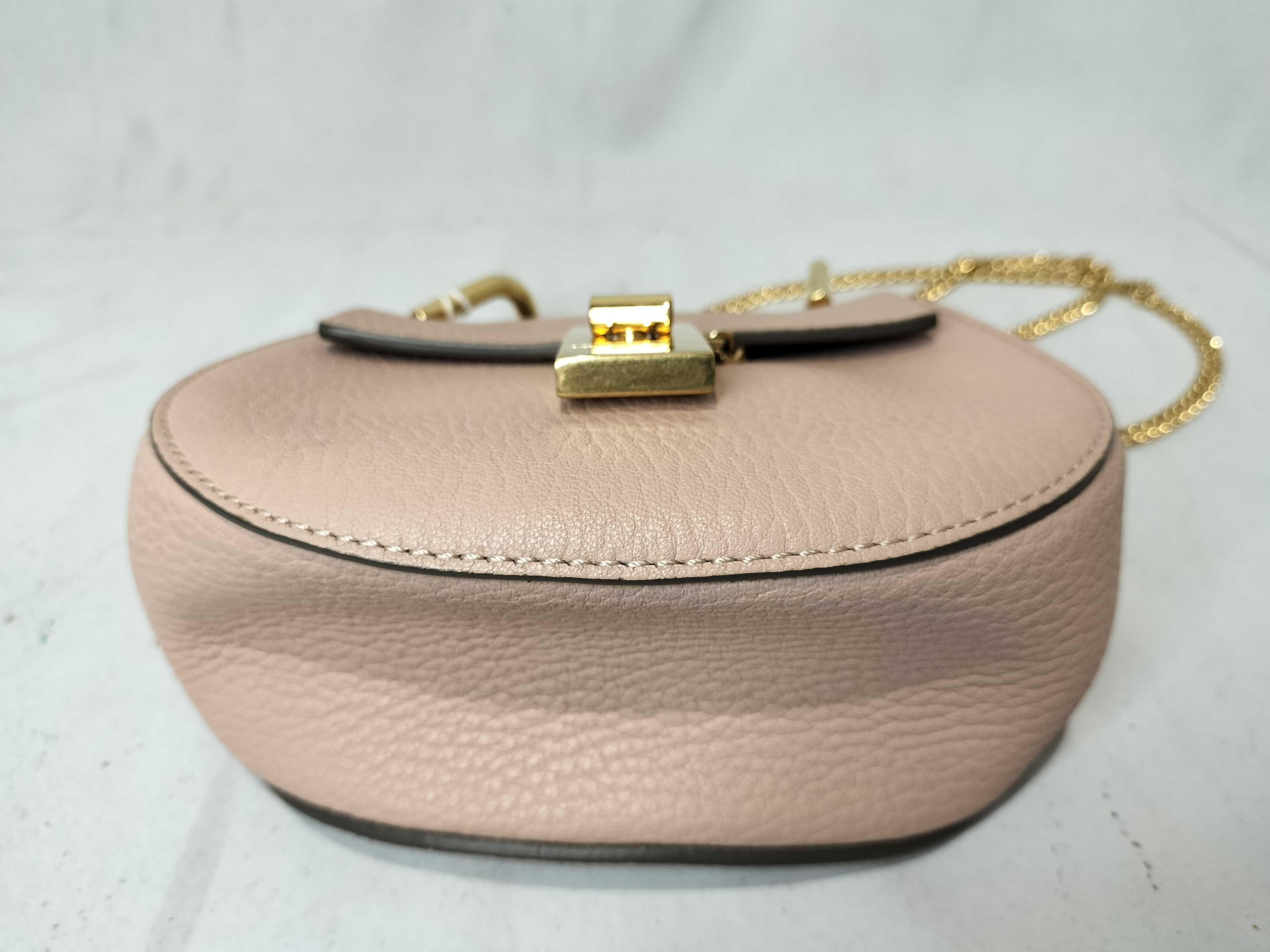 FR- Straw Bag Pink Leather Shoulder Bag — view 8