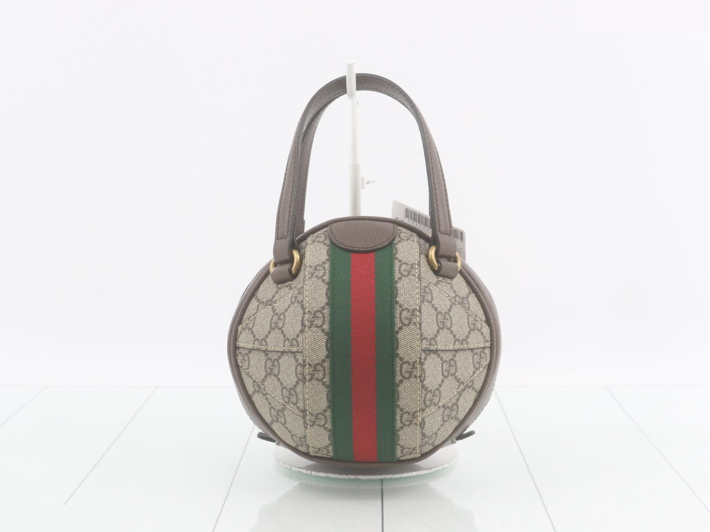 Ophidia GG Supreme Ball-Shaped 2-Way Handbag — view 2